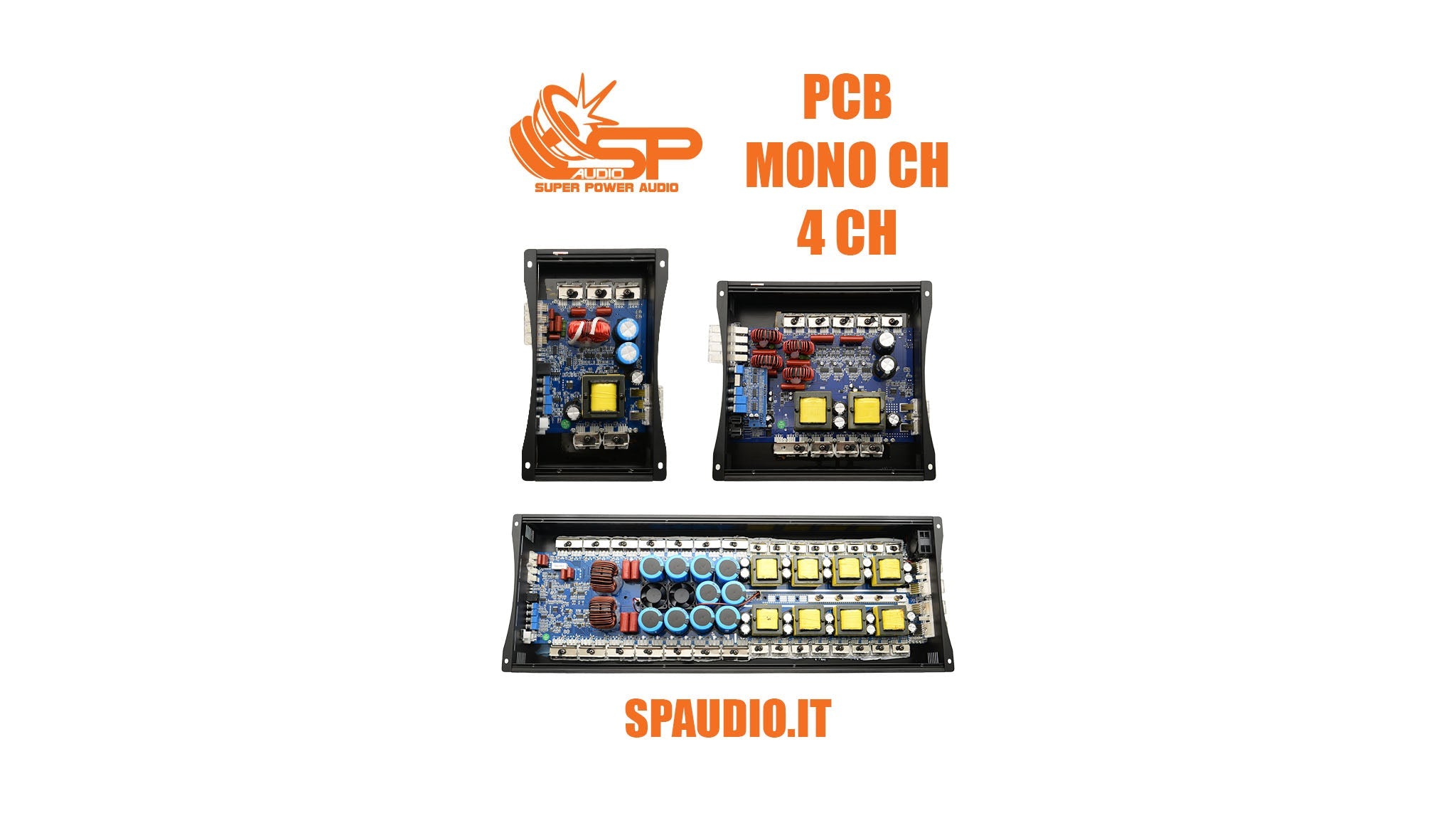 AMPLIFIER CAR AUDIO - MONO CH & 4CH