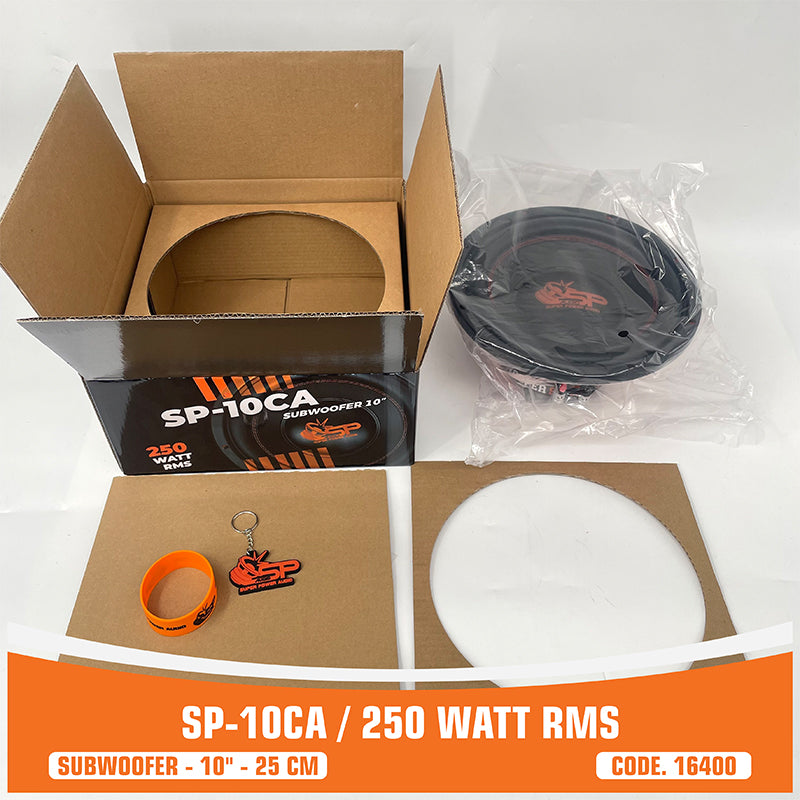 SP 10CA ENTRY LEVEL SUBWOOFER 10"/25CM 250W RMS (UNIT PRICE)