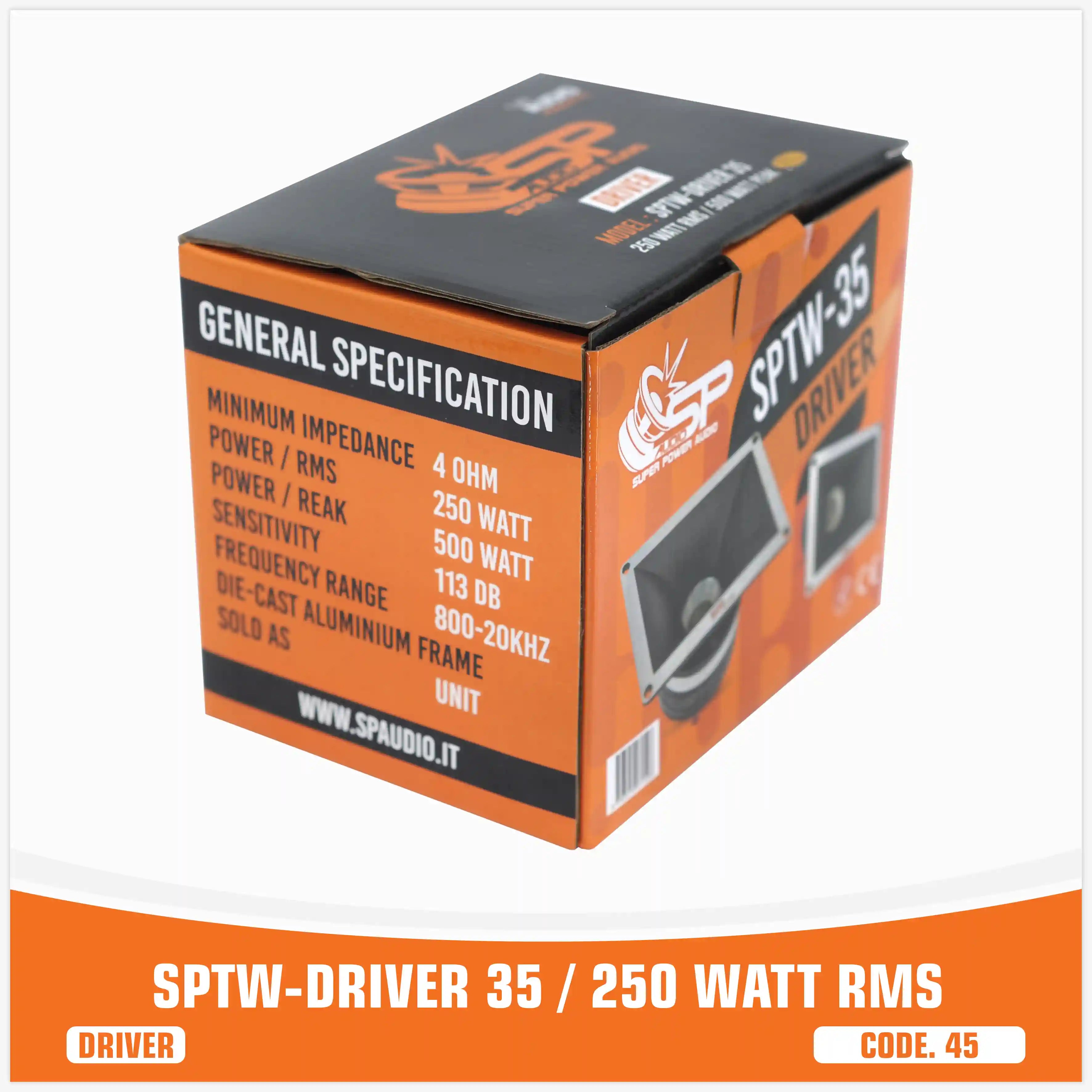 SP DRIVER 35 COMPLETE DRIVER WITH HORN 150W RMS (UNIT PRICE)