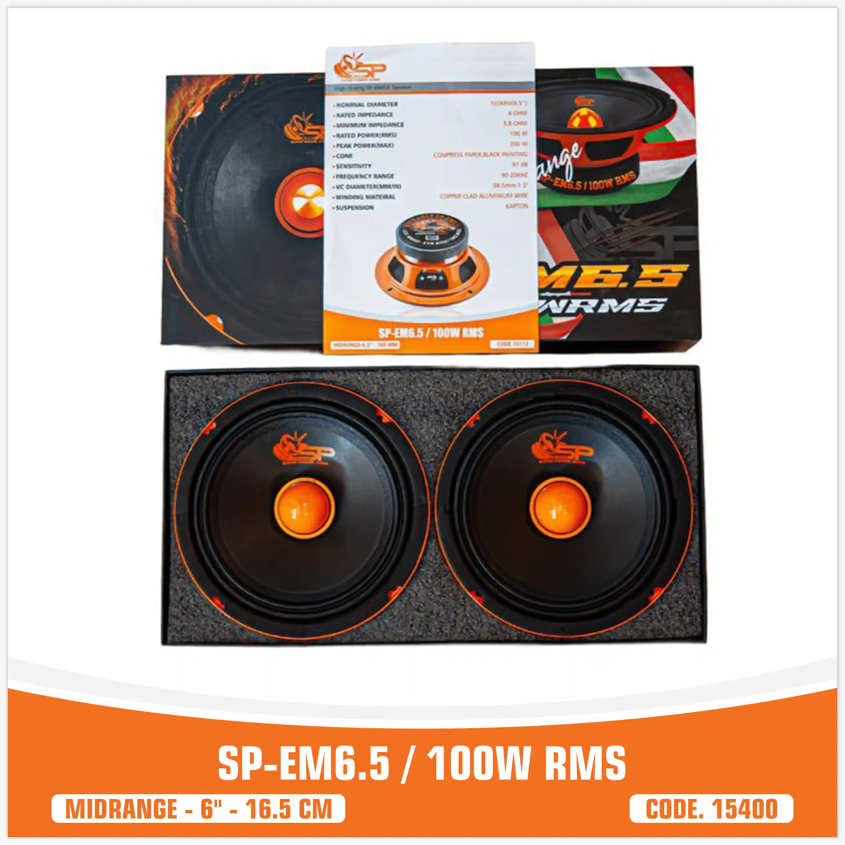 SP-6.5EM - 100W RMS (PREZZO PAIO)