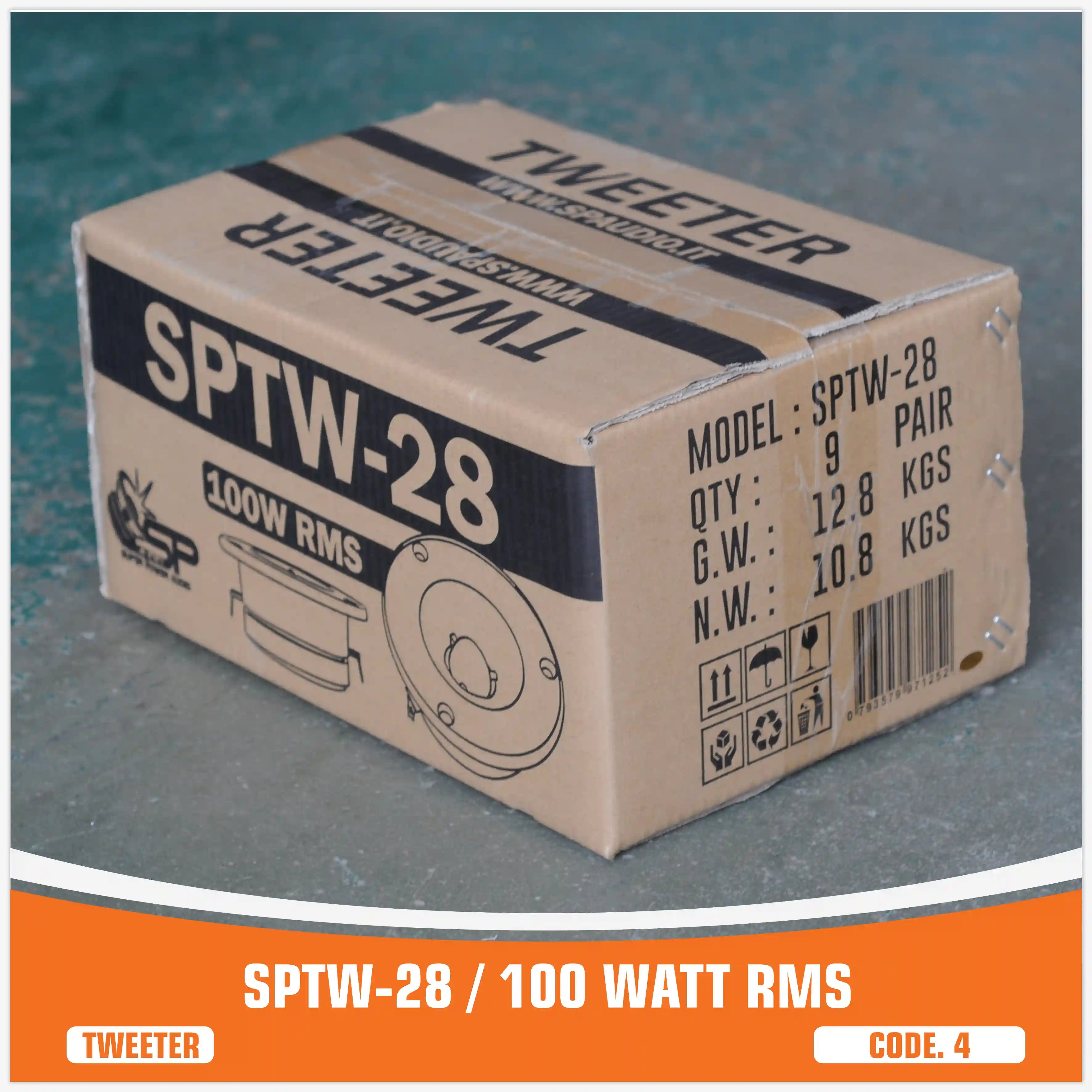 SP TW 28 BULLET TWEETER 100W RMS (PAIR PRICE)