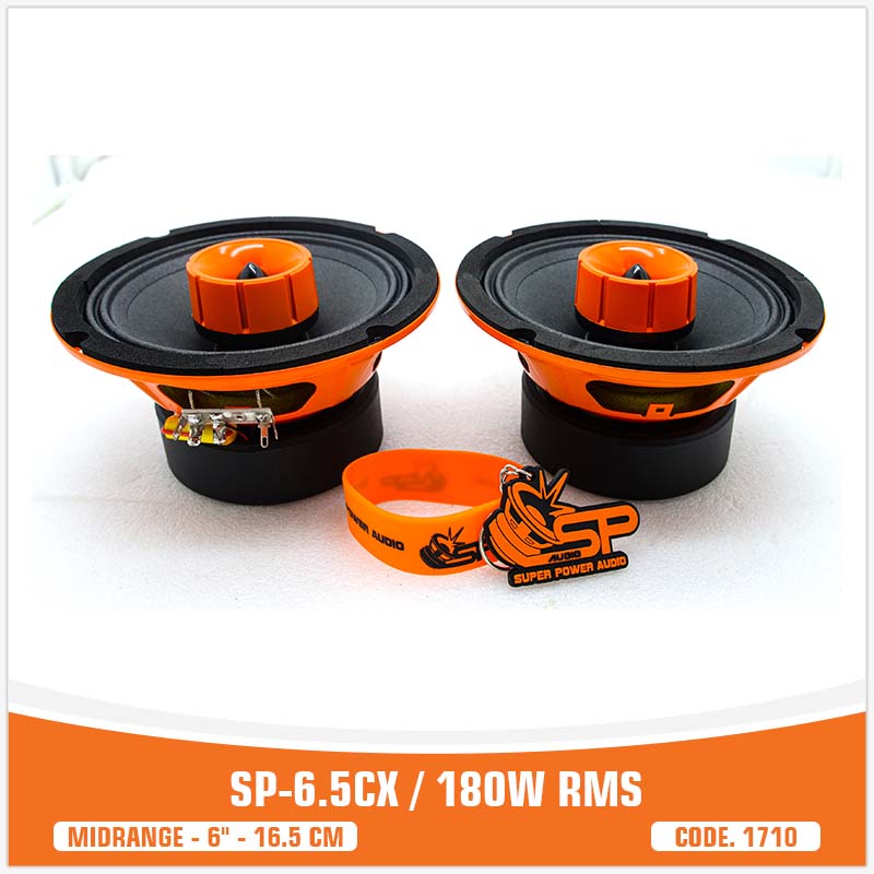 SP 6.5CM MEDIO "MÁS VENDIO" 6,5"/16,5CM 100W RMS (PRECIO POR PAR)
