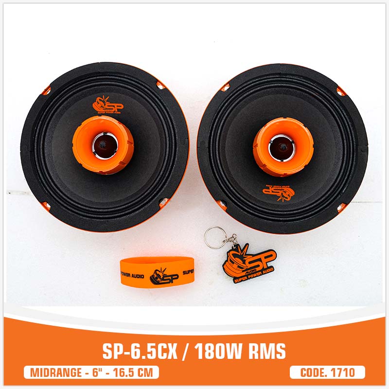 SP 6.5CM MEDIO "MÁS VENDIO" 6,5"/16,5CM 100W RMS (PRECIO POR PAR)