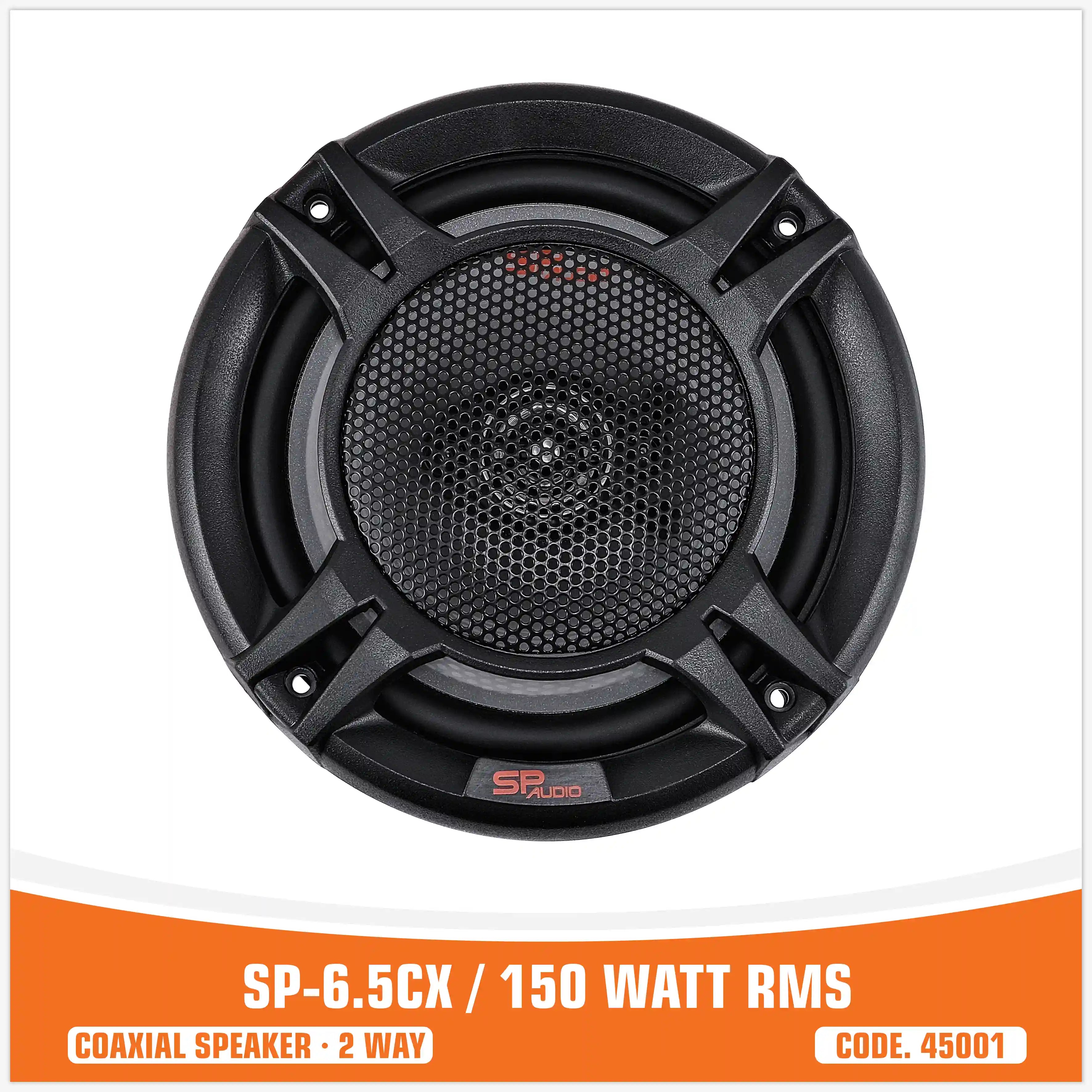 SP 6.5CX HAUT-PARLEUR COAXIALES 6.5"/16.5CM 150W RMS (PRIX DE LA PAIRE)