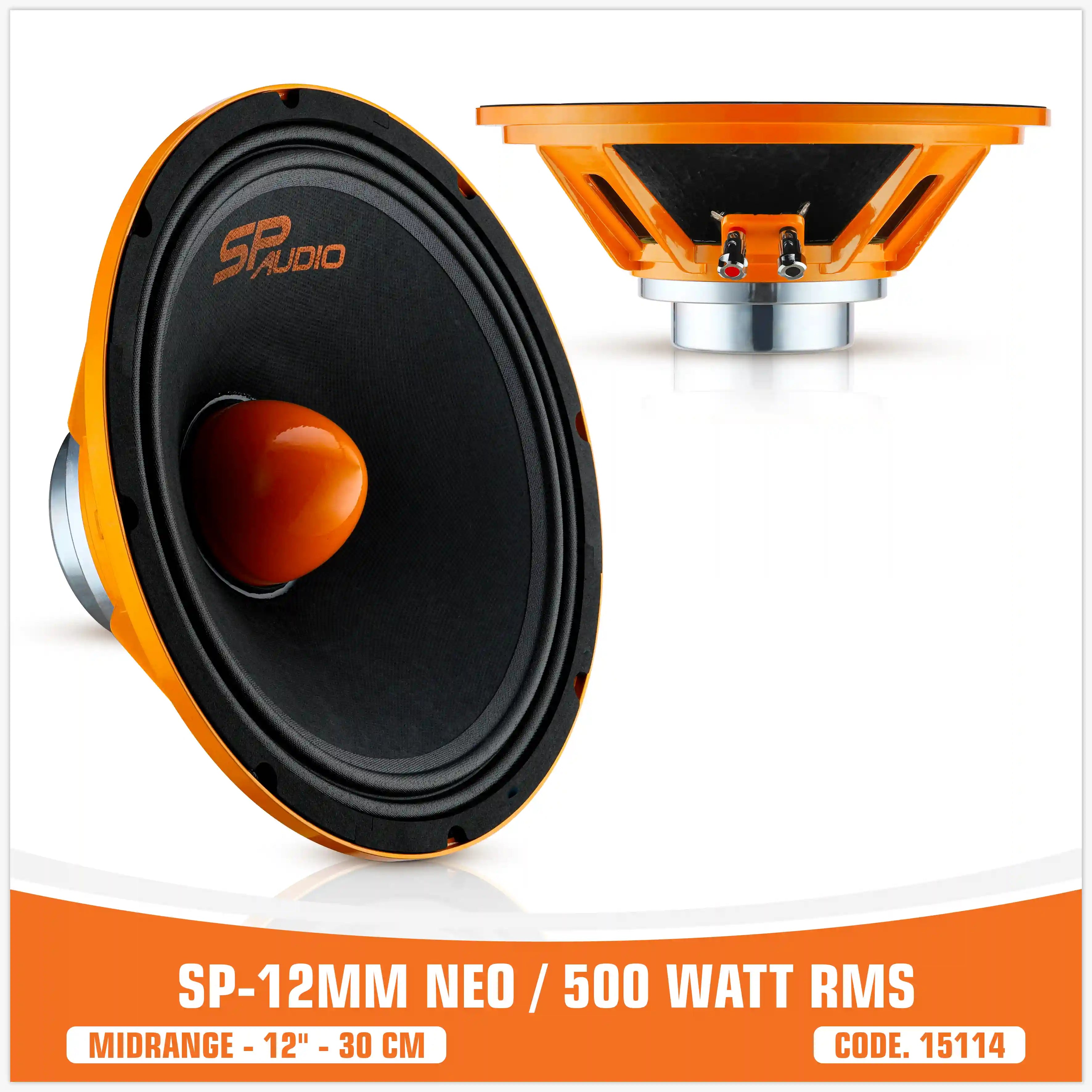 SP 12MM NEO HAUT-PARLEUR BAS MEDIUM EXTRÊME 12"/30CM NÉO AIMANT 500W RMS (PRIX UNIQUE)