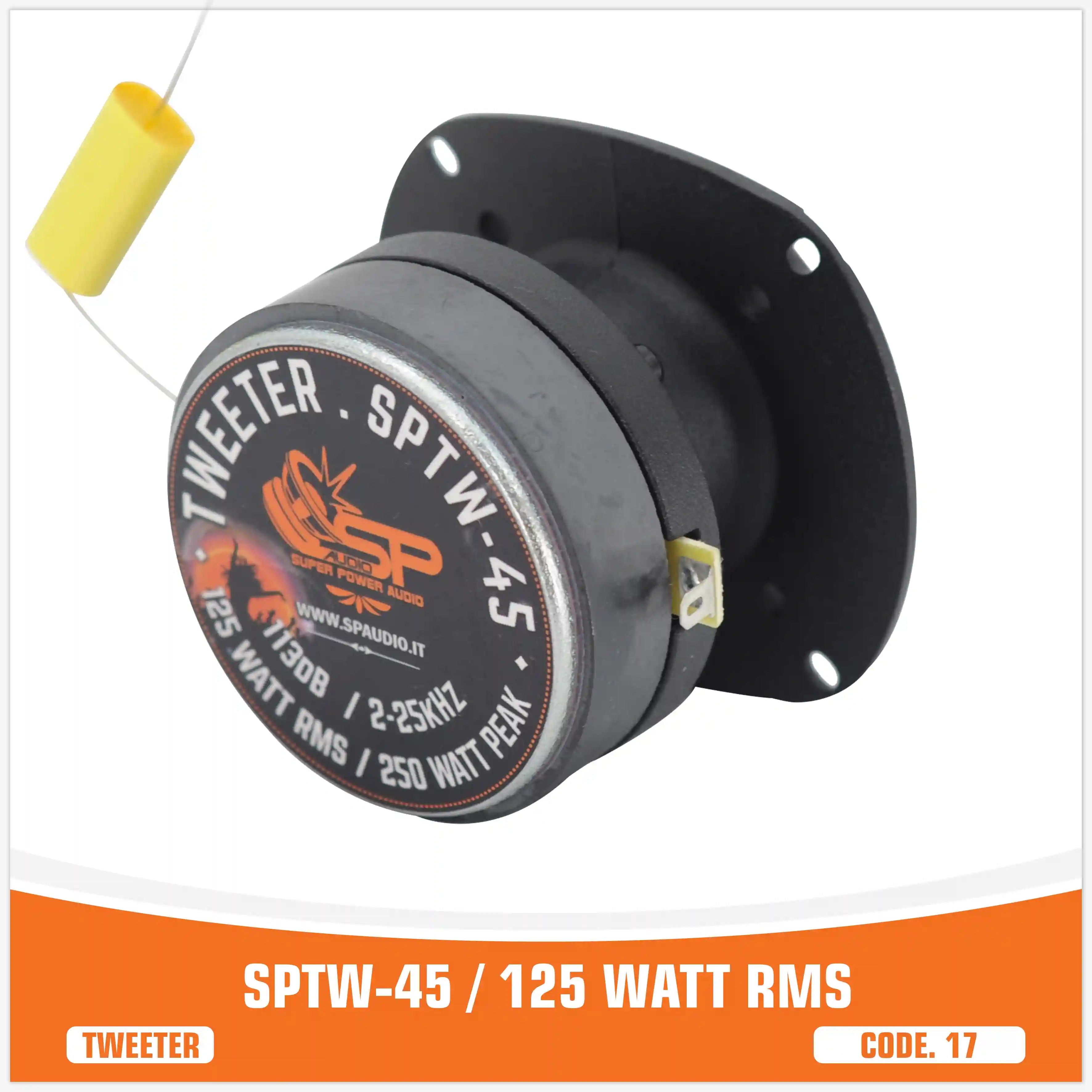 SP TW 45 BULLET TWEETER 125W RMS (UNIT PRICE)