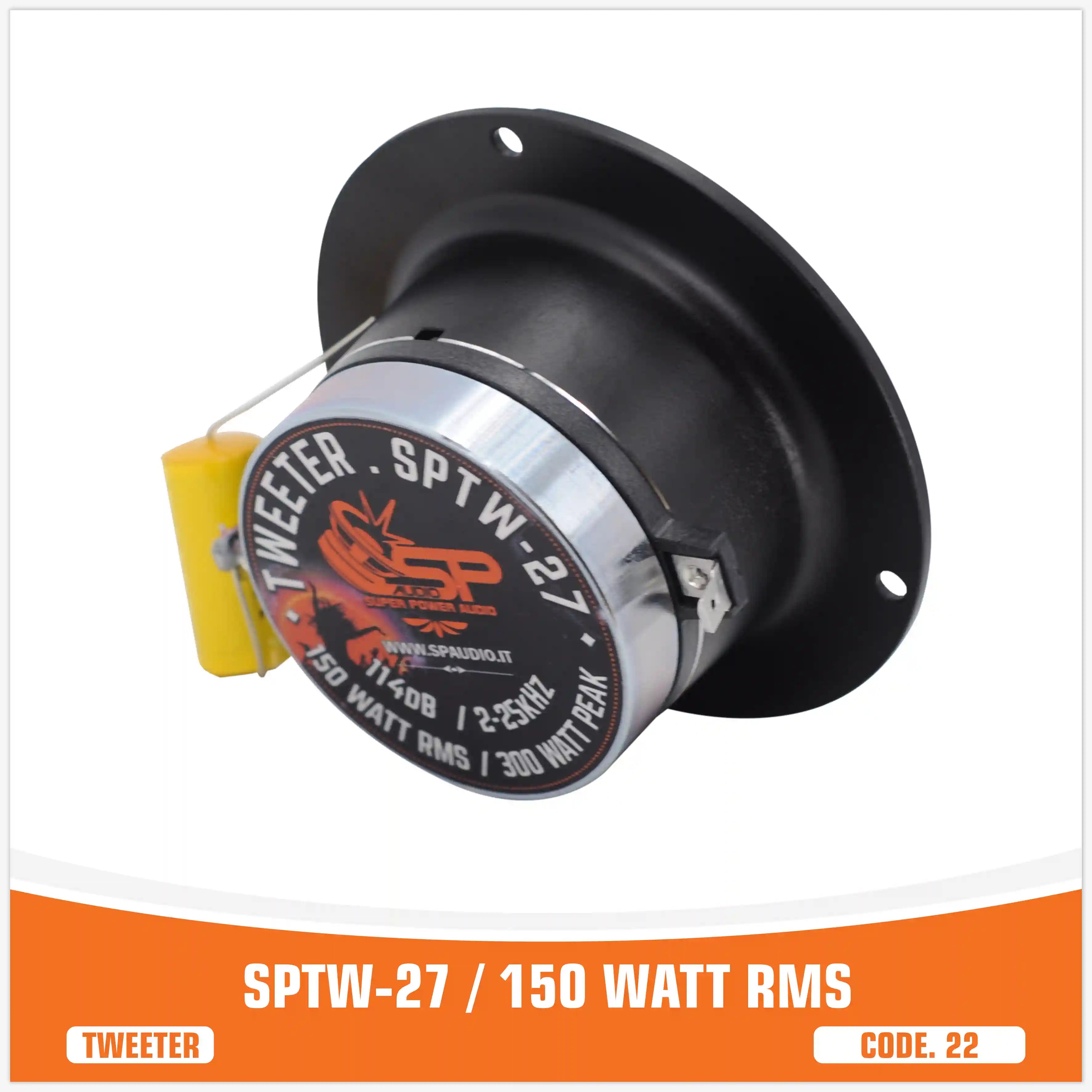 SP TW 27 BULLET TWEETER NEO MAGNET 150W RMS (PAIR PRICE)