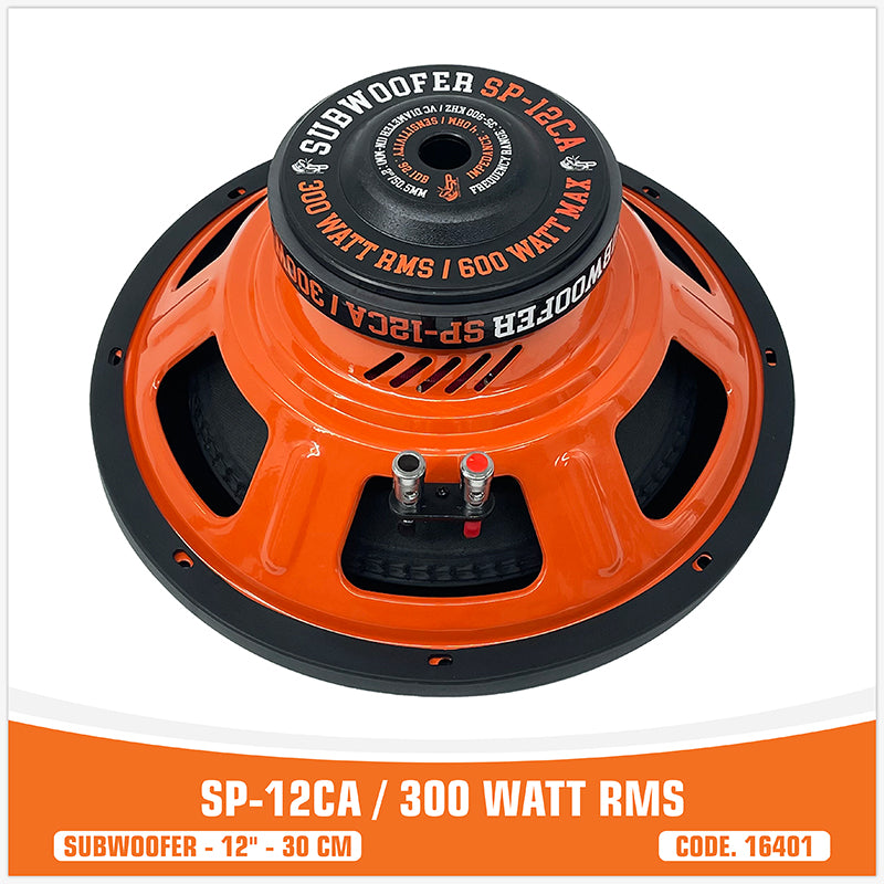 SP 12CA ENTRY LEVEL SUBWOOFER 12"/30CM 300W RMS (UNIT PRICE)