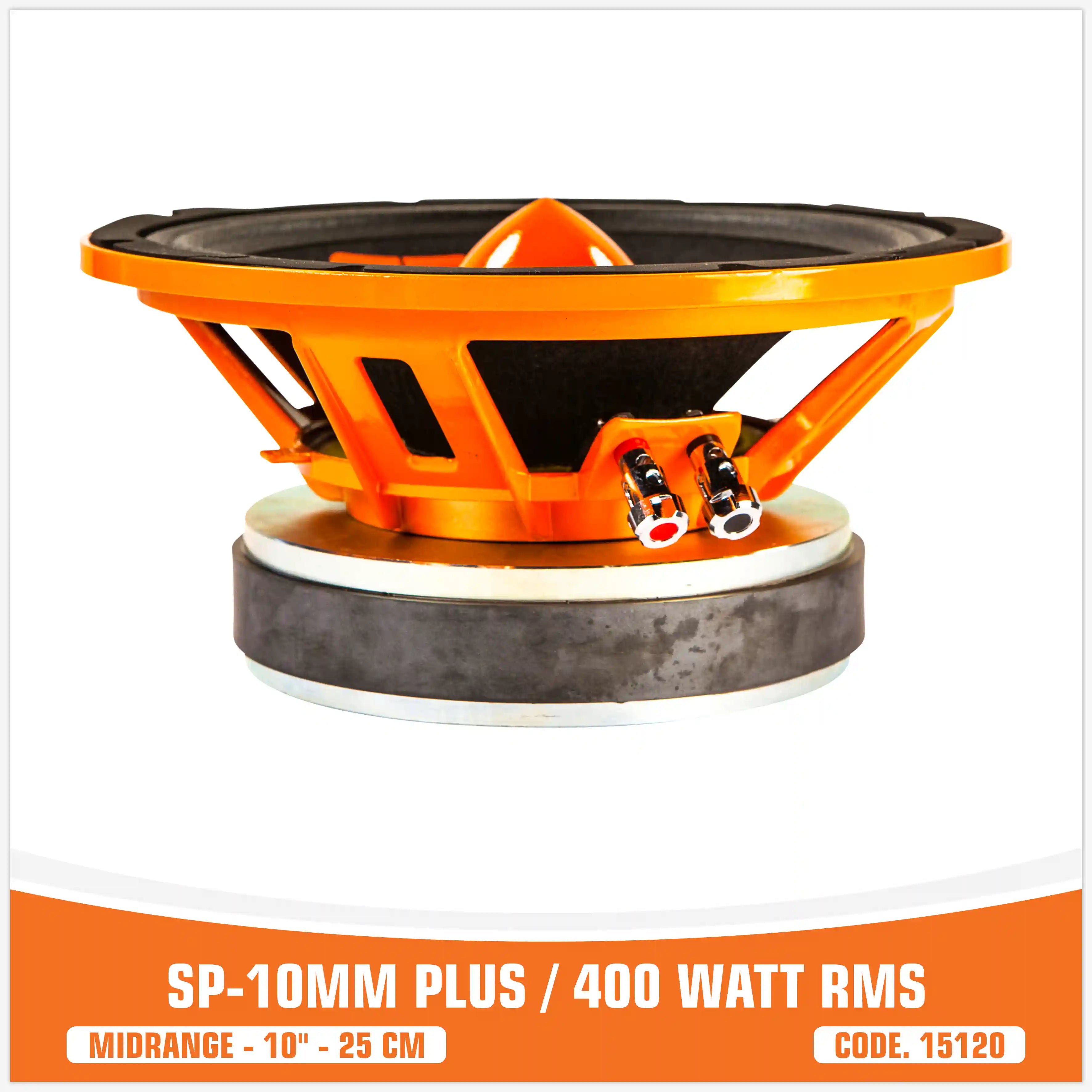 SP 10MM PLUS MEDIO RANGO EXTREMO 10"/25CM MODELO GRANDE 400W RMS (PRECIO UNITARIO)