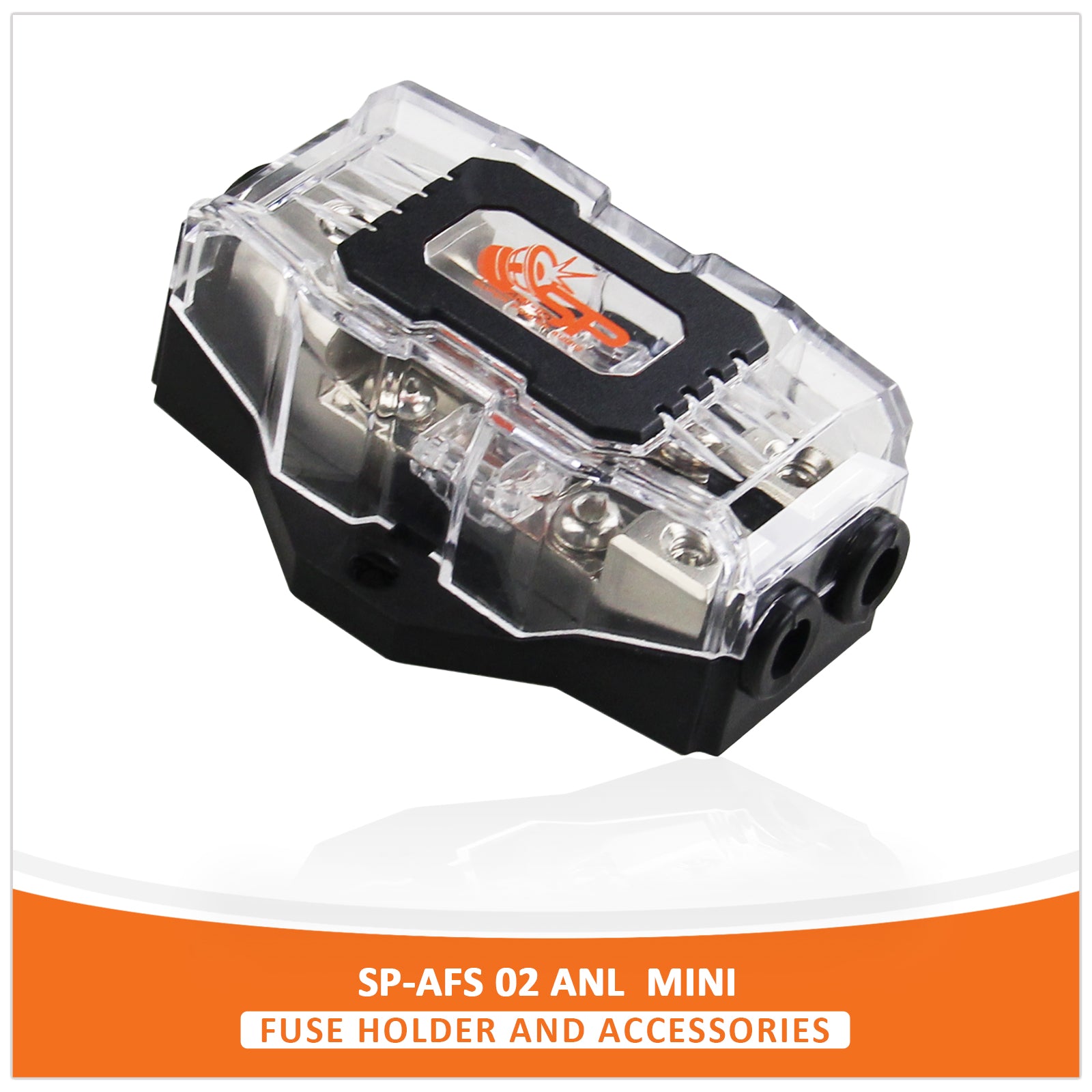 SP AFS 02 FUSEHOLDER MINI ANL 1x0Ga IN + 2x4 GA OUT