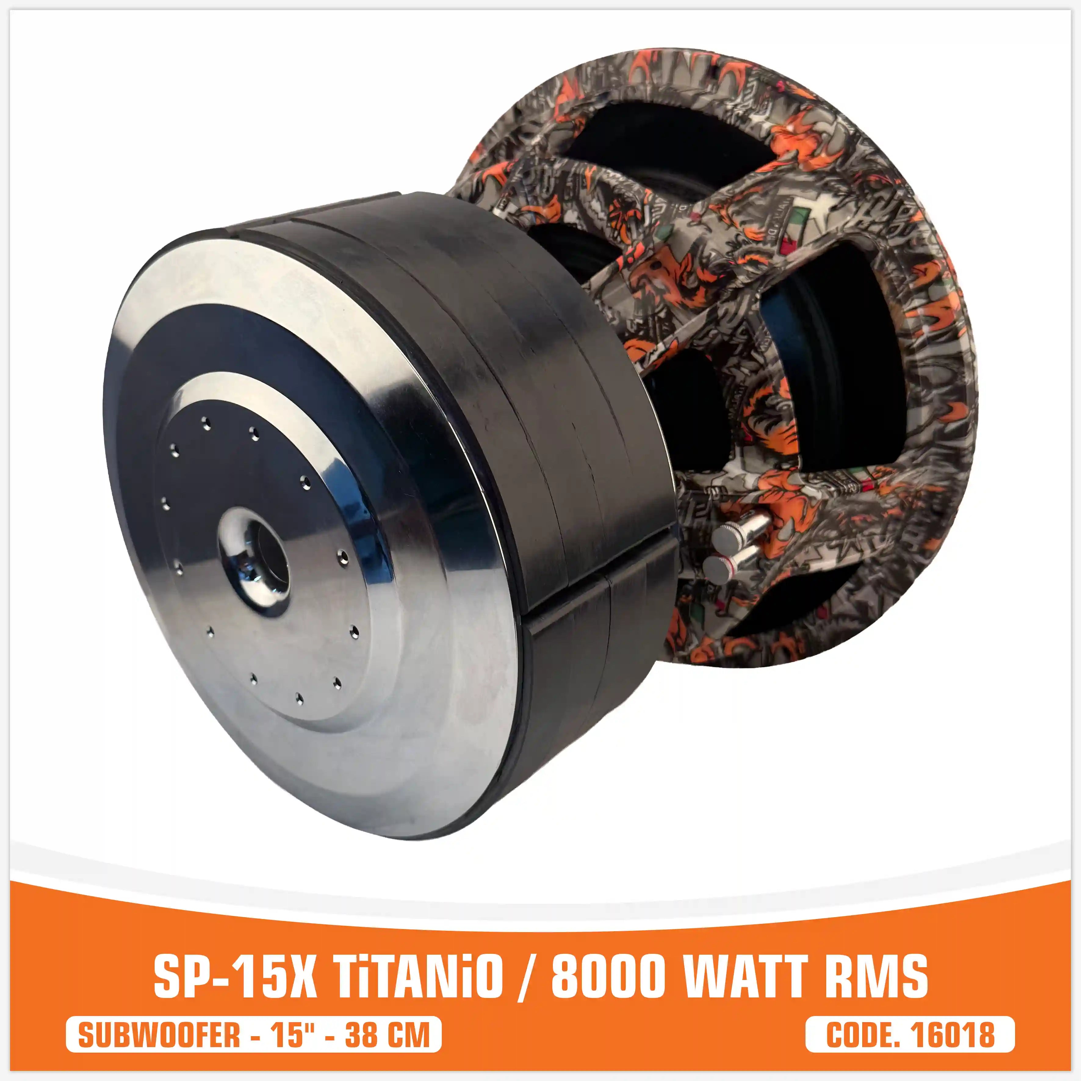 SP-15X TiTANiUM . 8000 WATT RMS (PRICE UNIT)