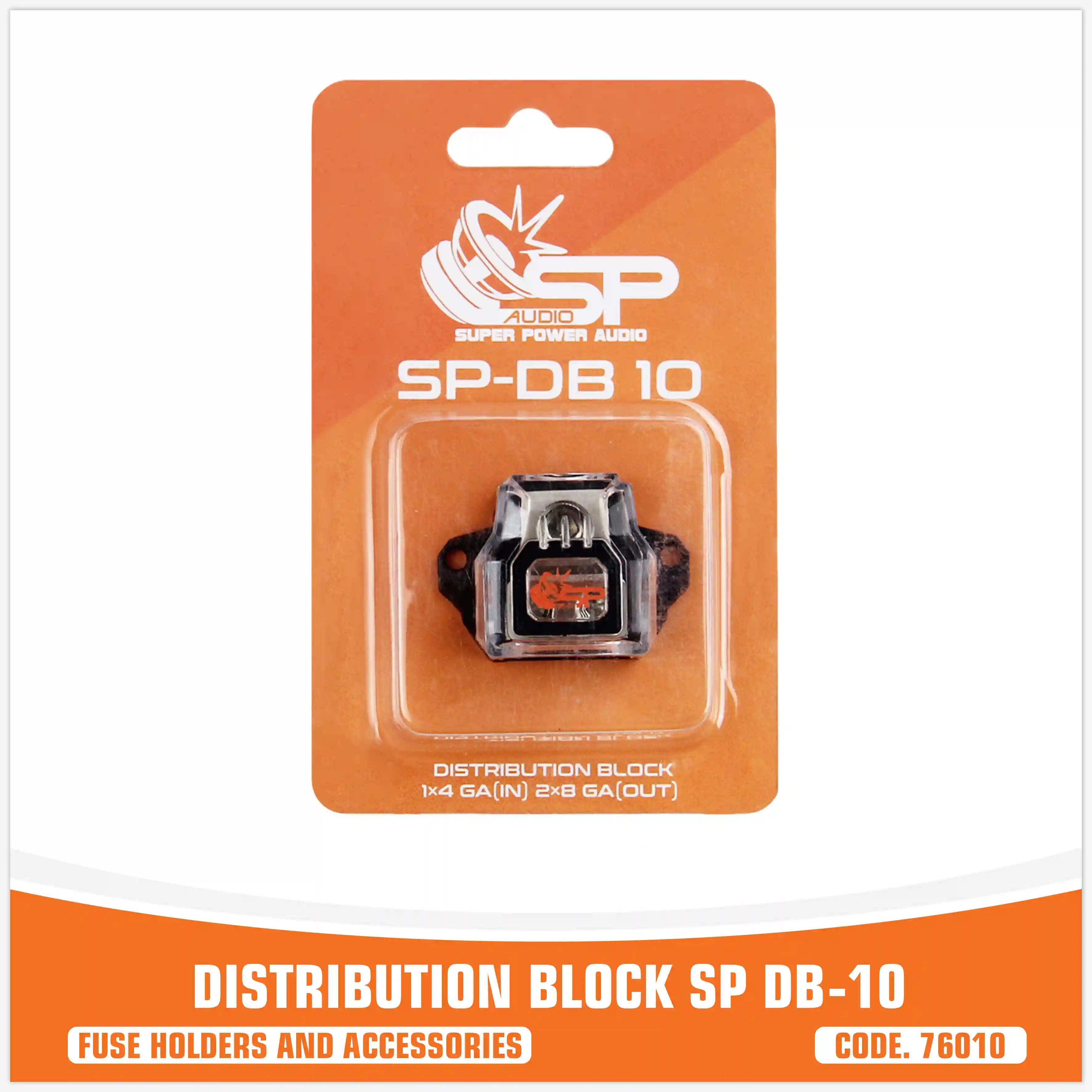 SP DB 10 DISTRIBUTION BLOCK 1x4GA IN 2x8GA