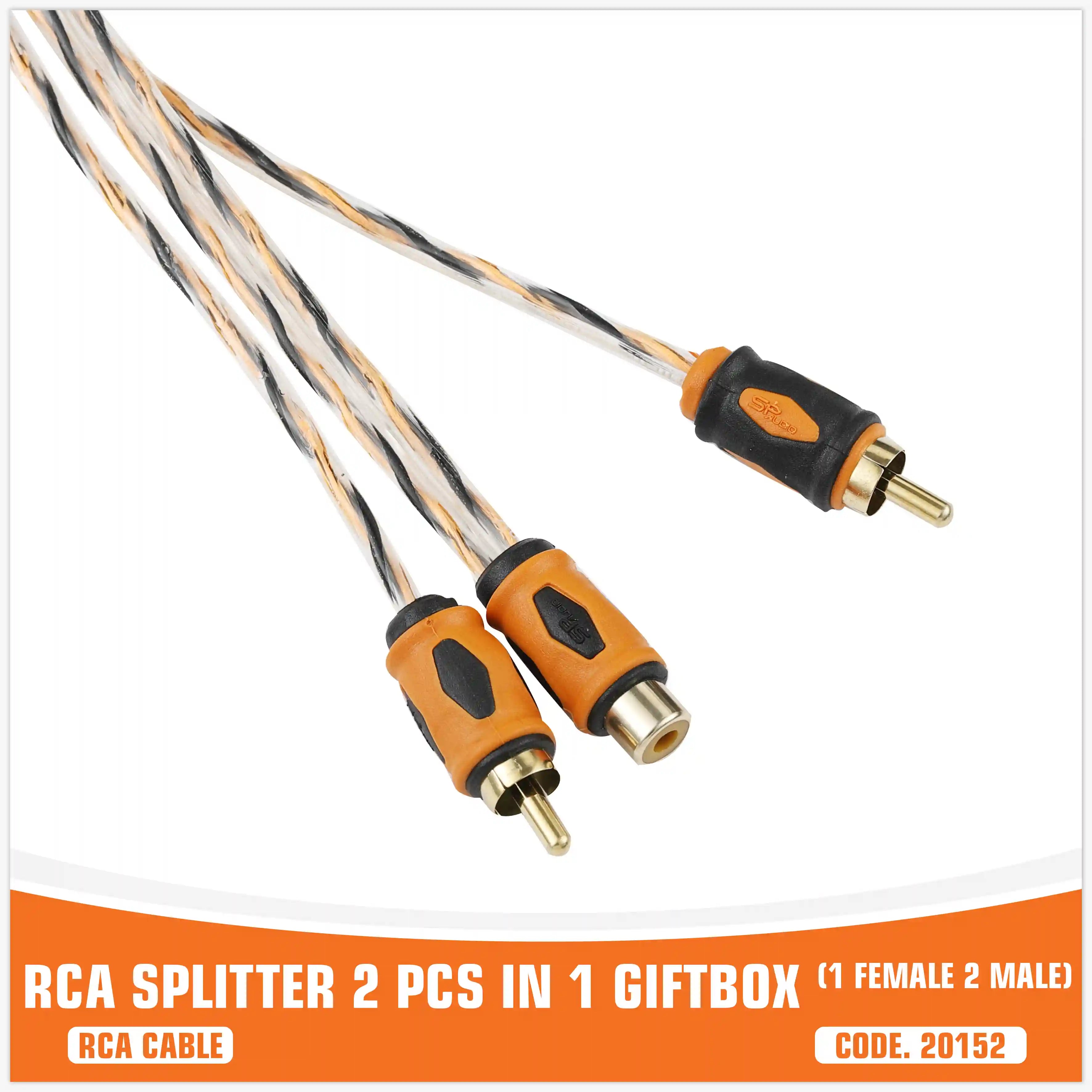 SP Y-CABLE (1F2M) CAVO RCA PER SDOPPIARE (PREZZO UNITARIO)
