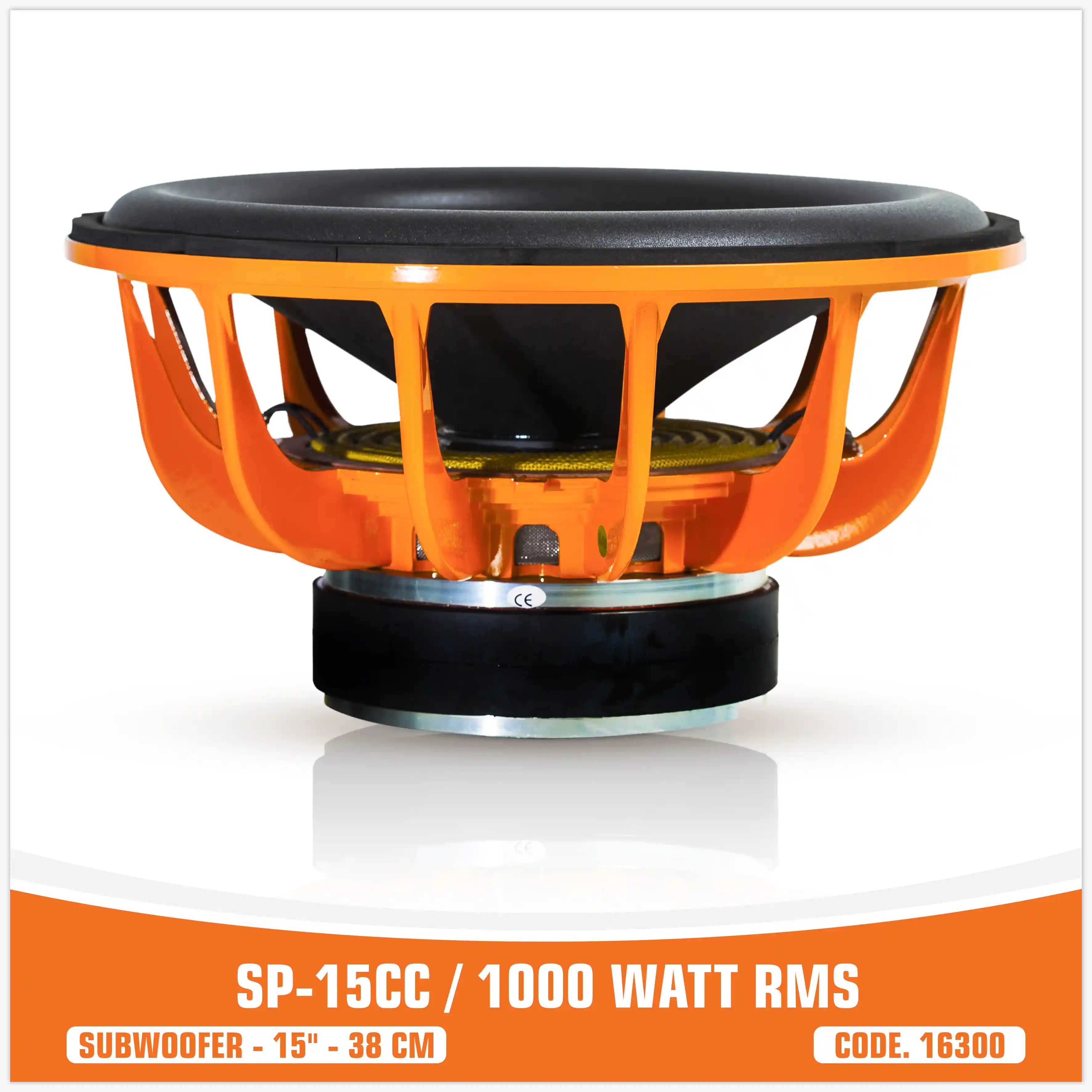 SP 15CC SUBWOOFER 15"/38CM 1000W RMS (PRIX UNIQUE)