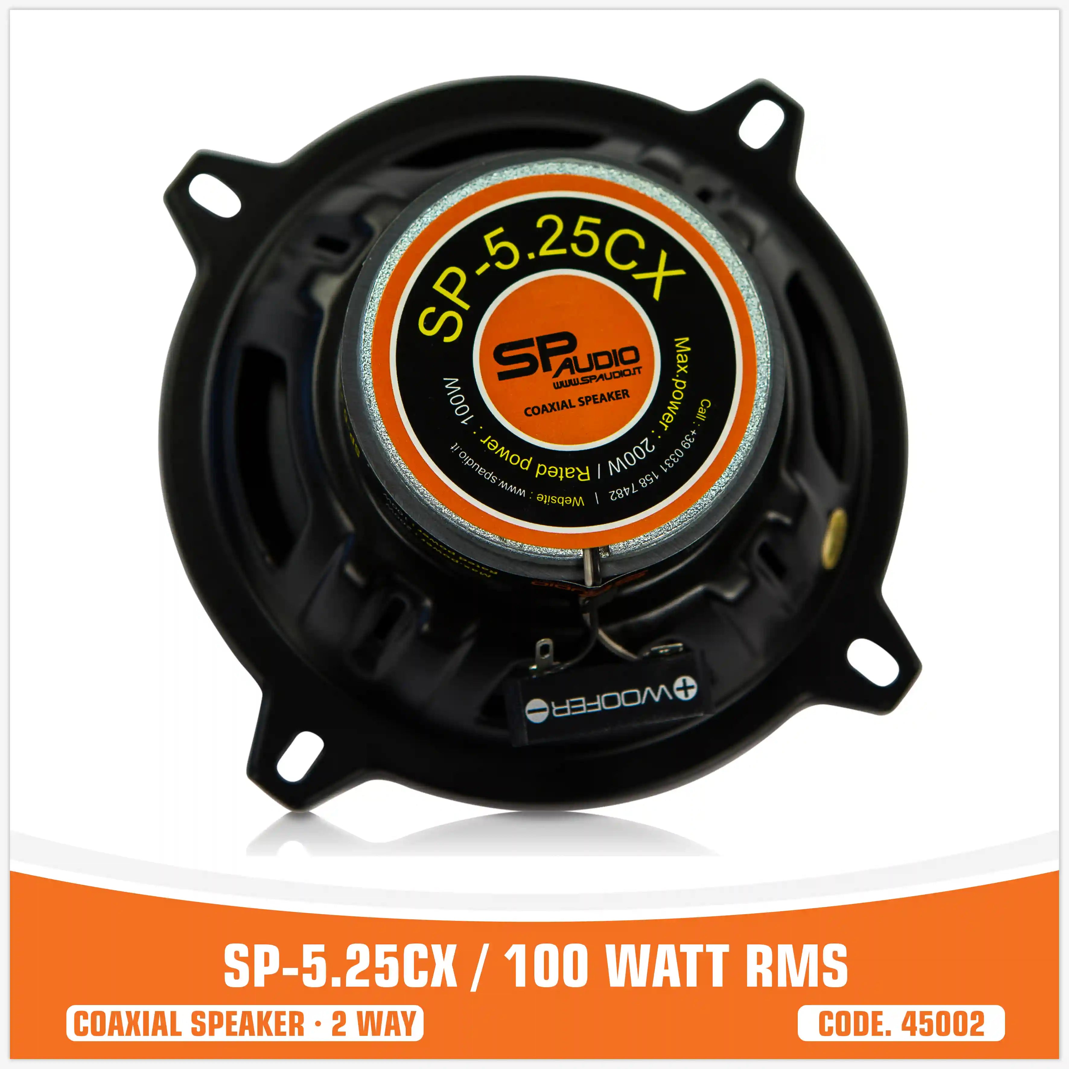 SP 5.25CX COAXIAL SPEAKERS 5,25"/13.5CM 100W RMS (PAIR PRICE)