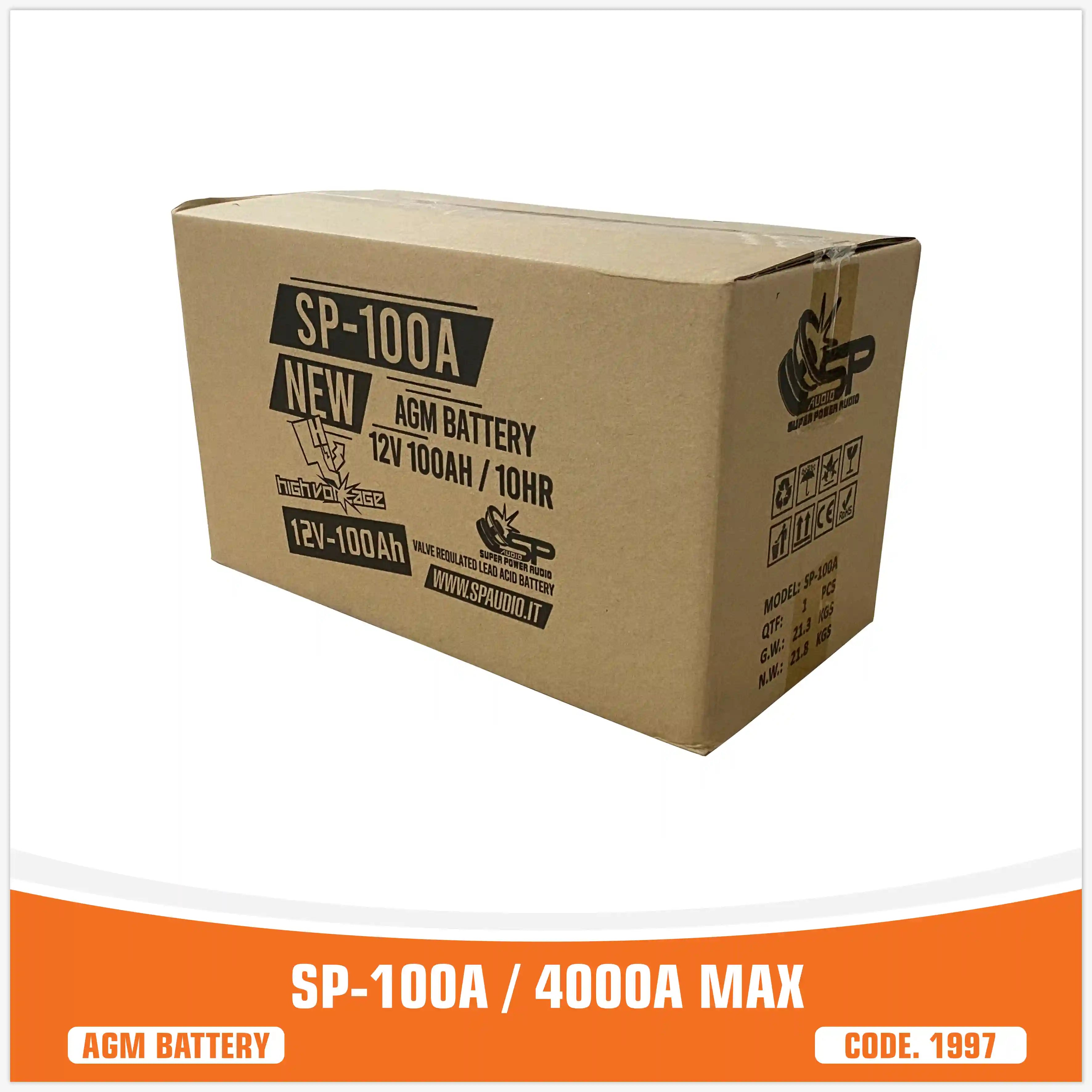 SP 100A AGM BATTERY LONG LIFE SPL (UNIT PRICE)