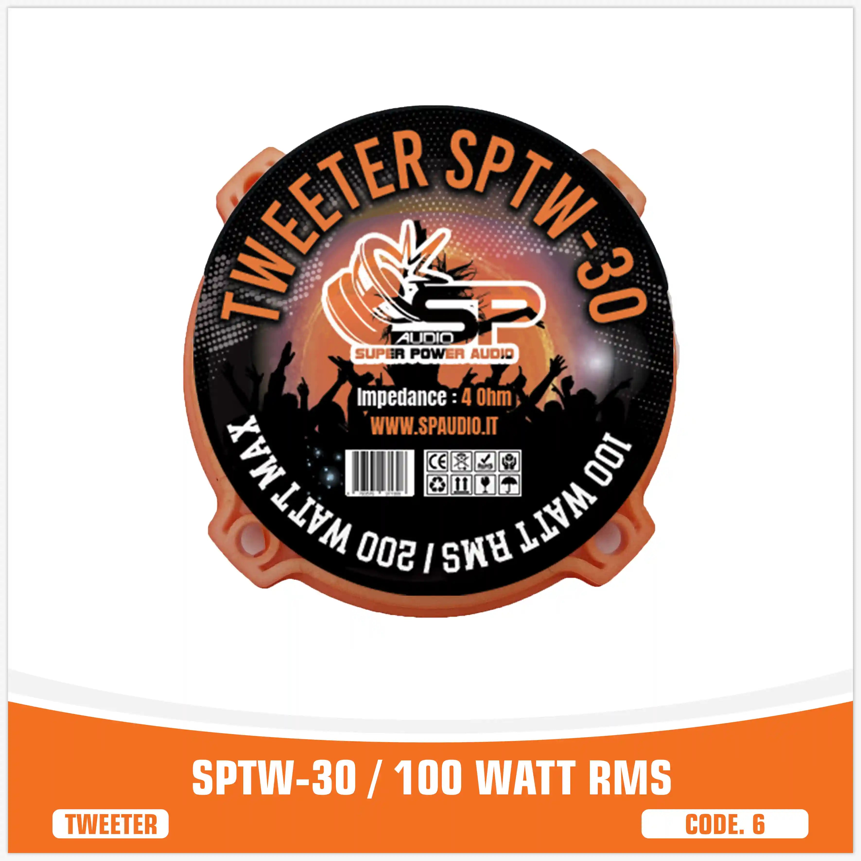 SP TW 30 BULLET TWEETER 100W RMS (Vendu par paire)