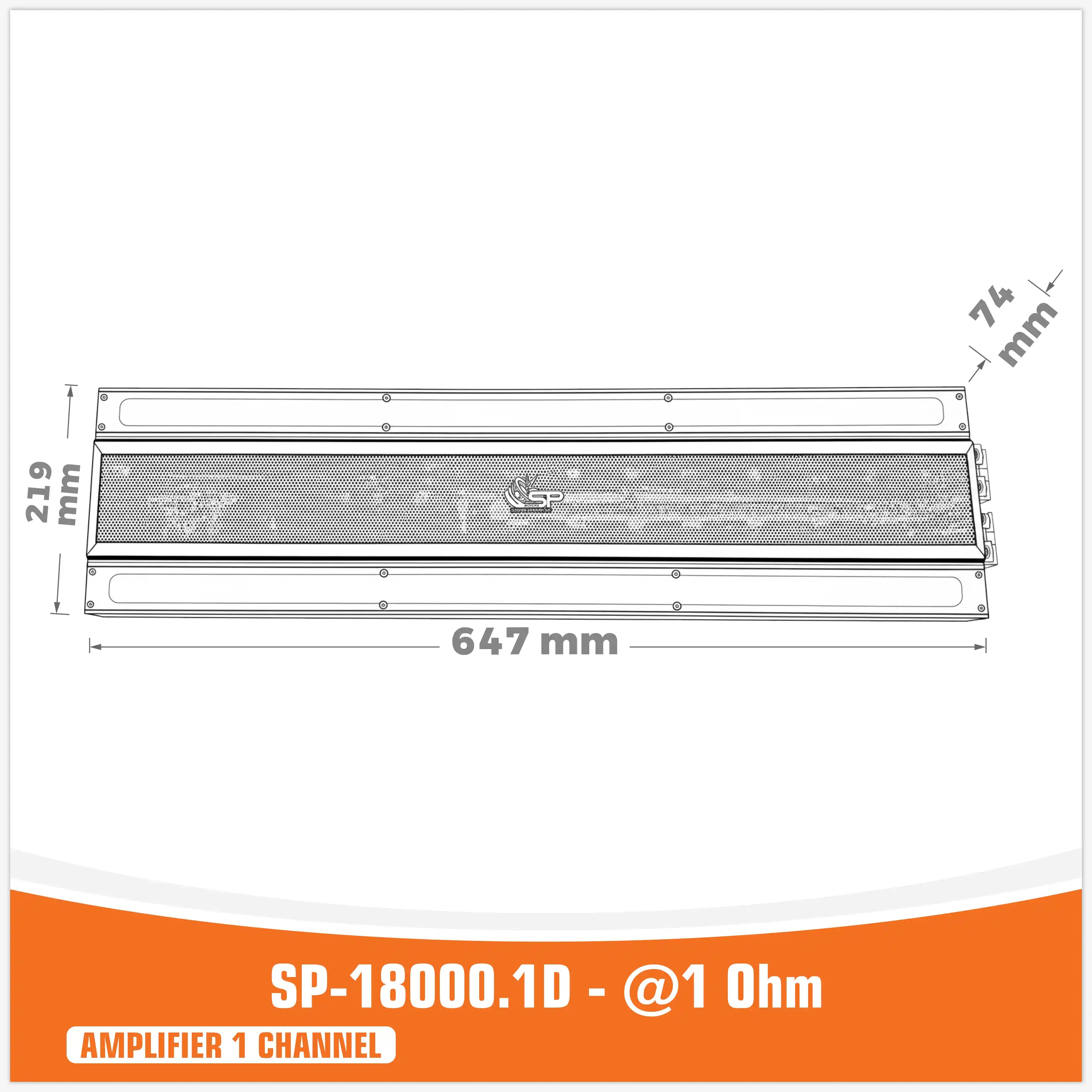 آمپلی فایر 18000- 1 اهم