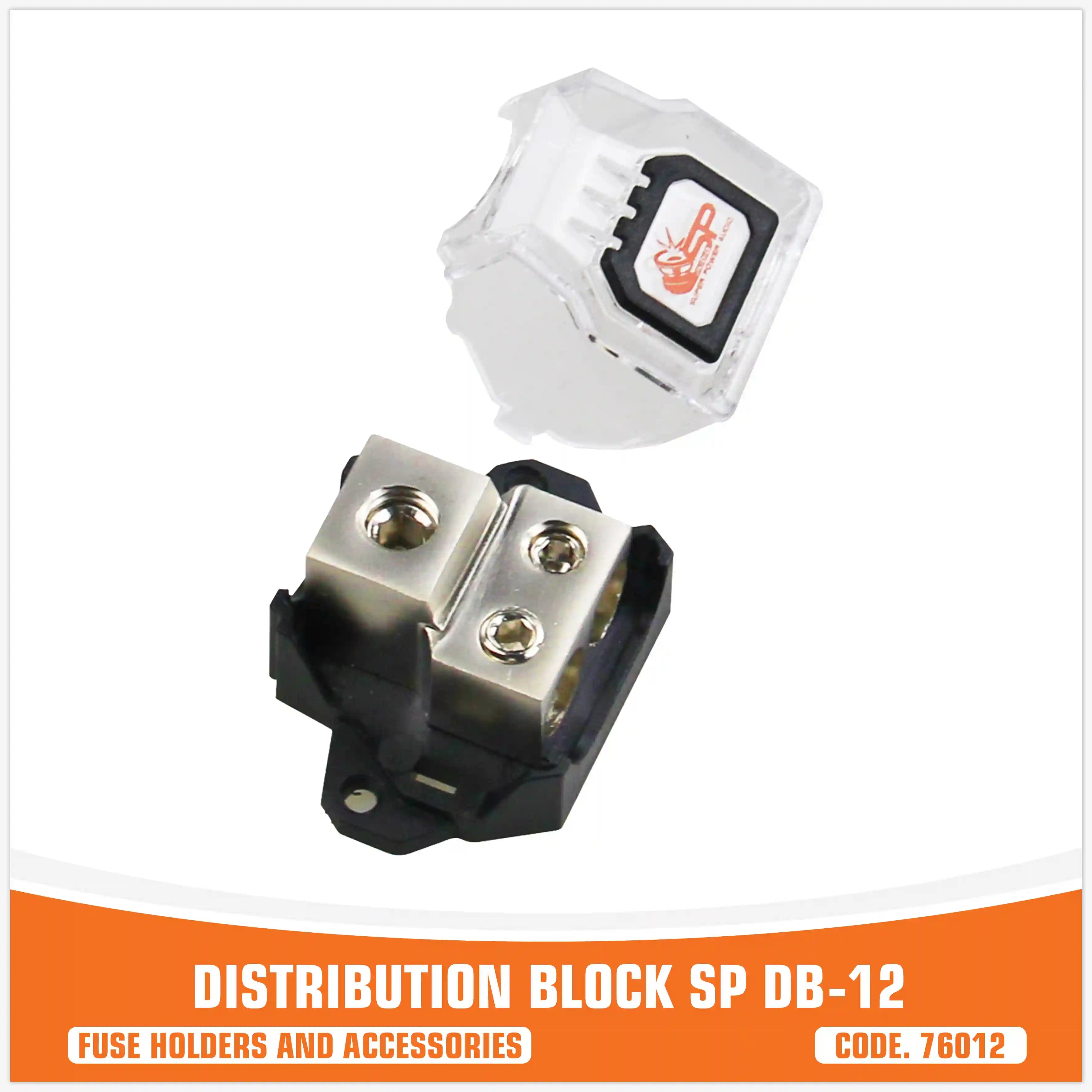 SP DB 12 DISTRIBUTION BLOCK 1x0GA IN 2x4GA