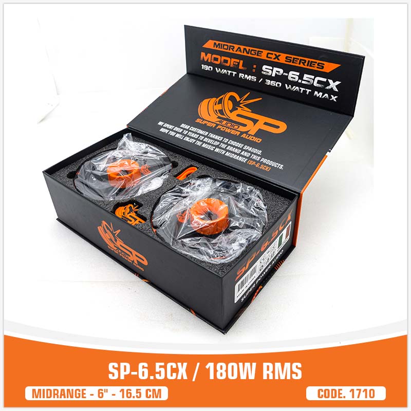 SP 6.5CM HAUT-PARLEUR BAS MEDIUM LE MEILLEUR VENDEUR 6,5"/16,5CM 100W RMS (PRIX DE LA PAIRE)