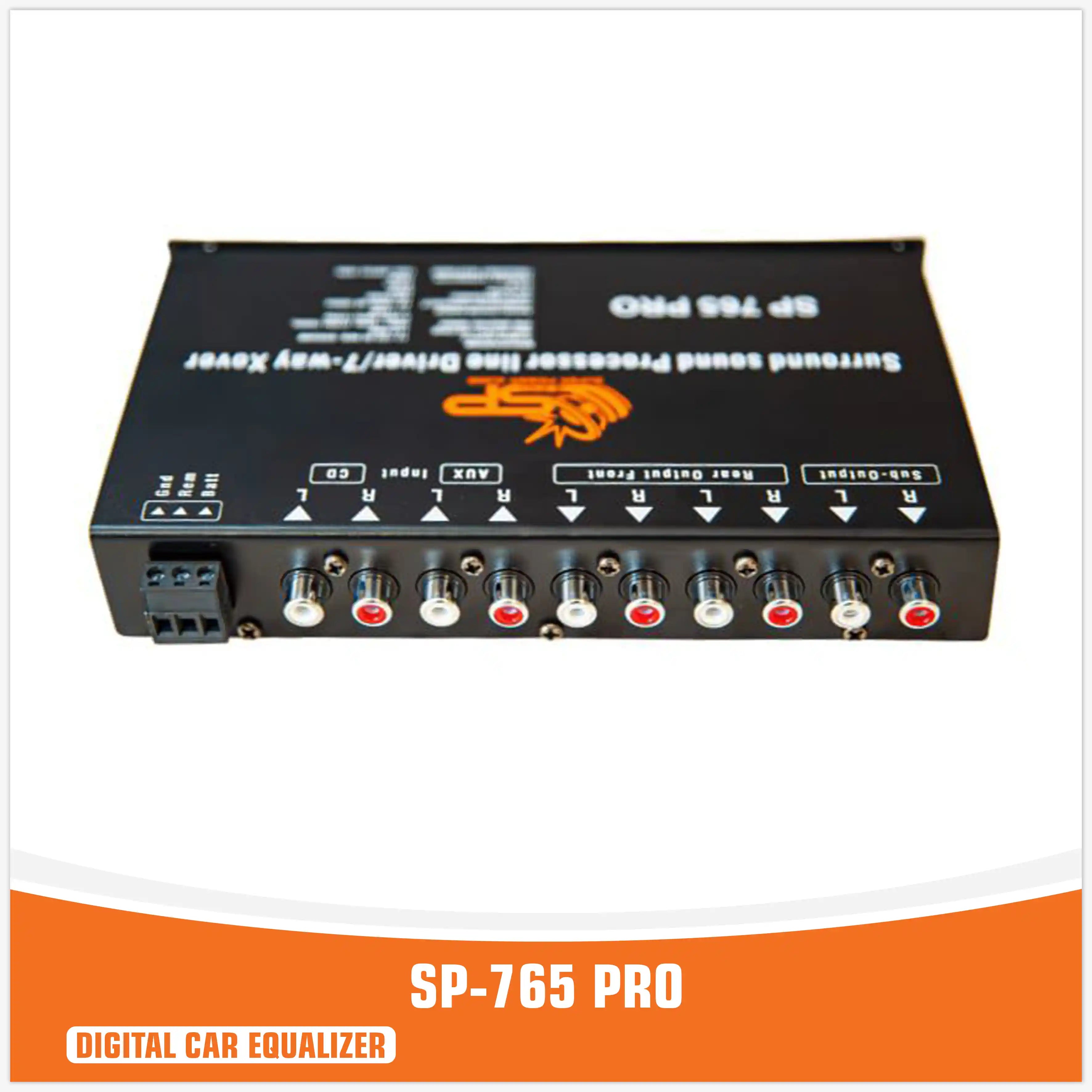 SP-765 PRO - Procesador de sonido envolvente Línea Driver / Xover de 7 vías - Procesador digital