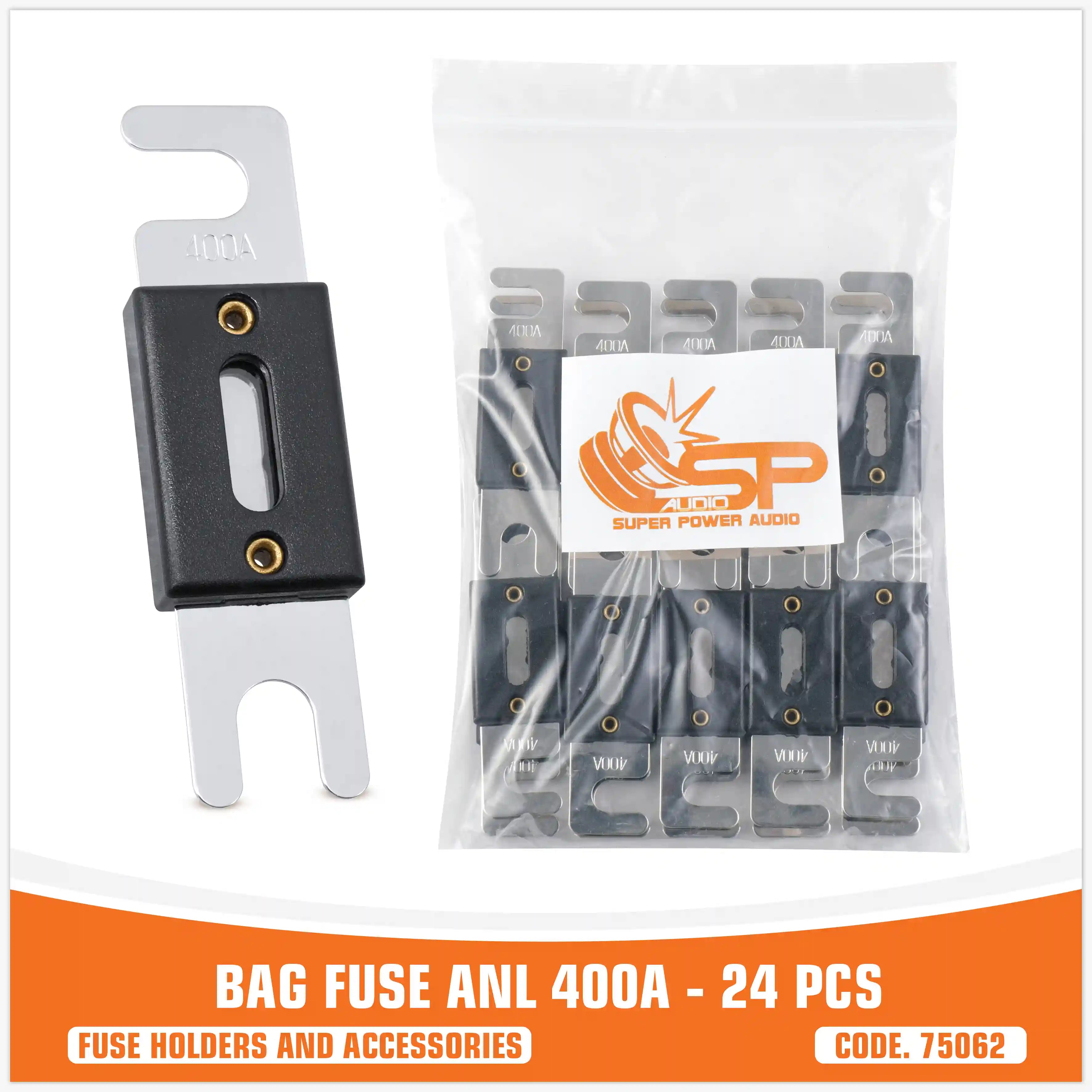 (SP ANL 400A FUSE BAG MAXY ANL 24 PCS)(قیمت پک)