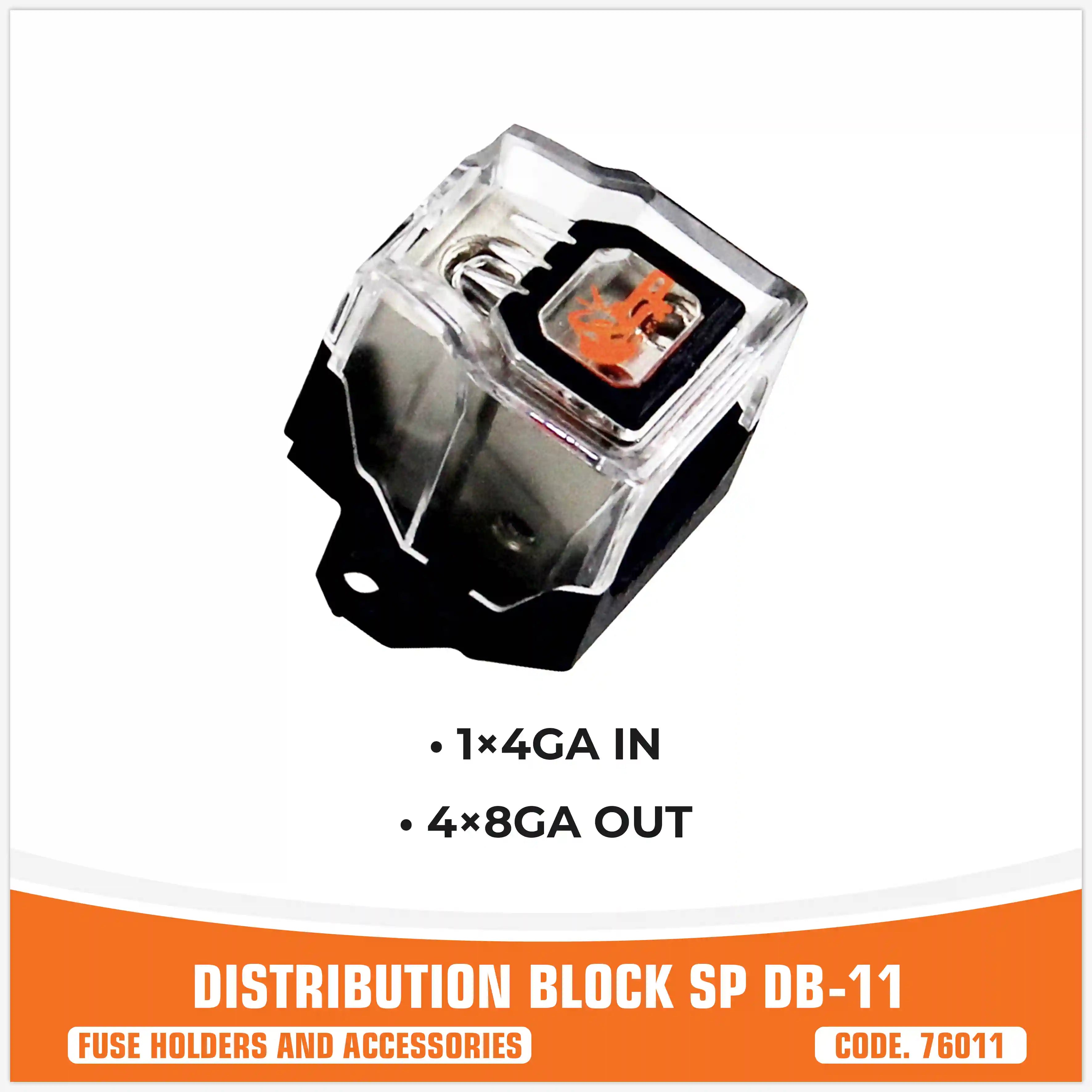 SP DB 11 DISTRIBUTION BLOCK 1x4GA IN 4x8GA