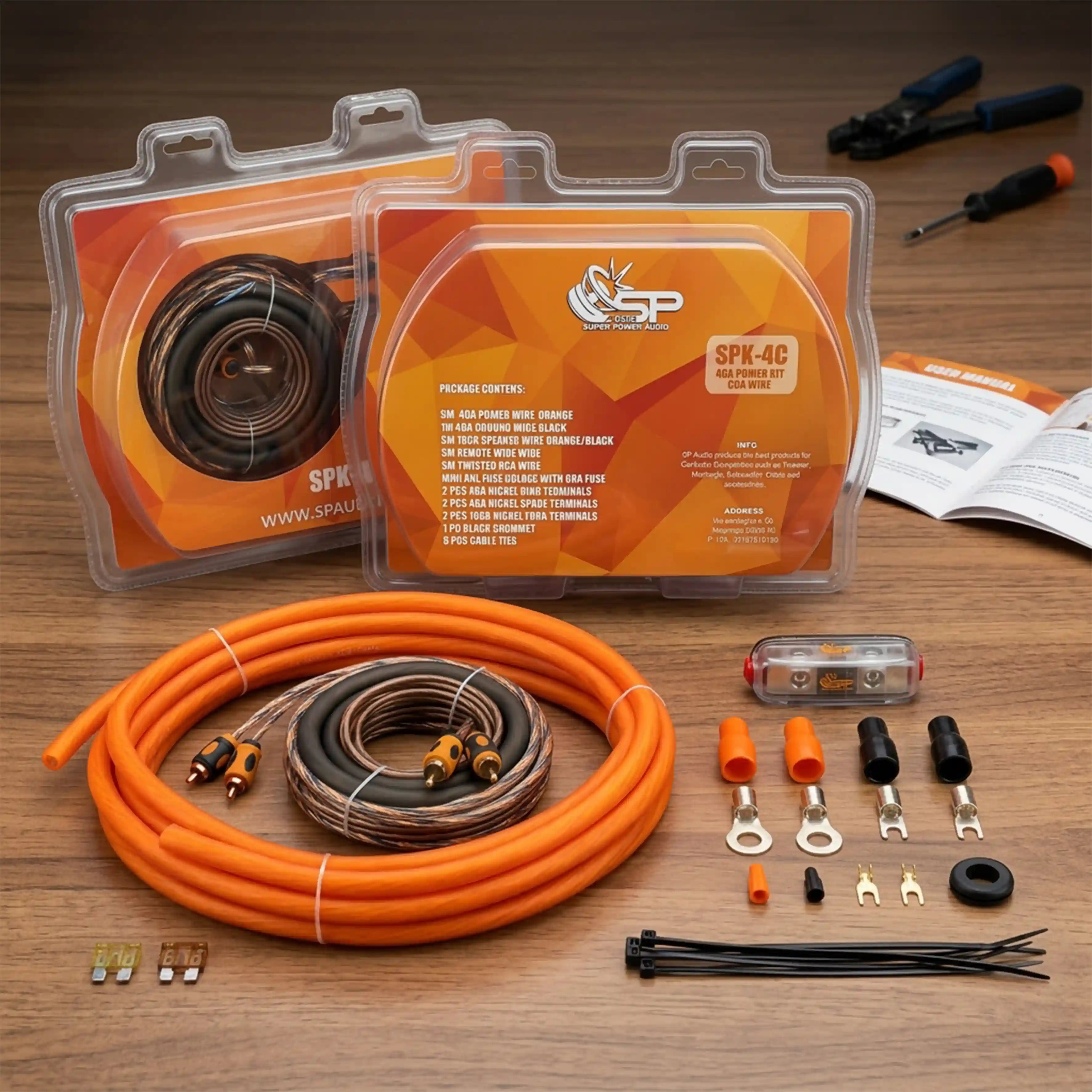 SP KIT CAVI 4 AWG CCA (PREZZO PER CONFEZIONE)