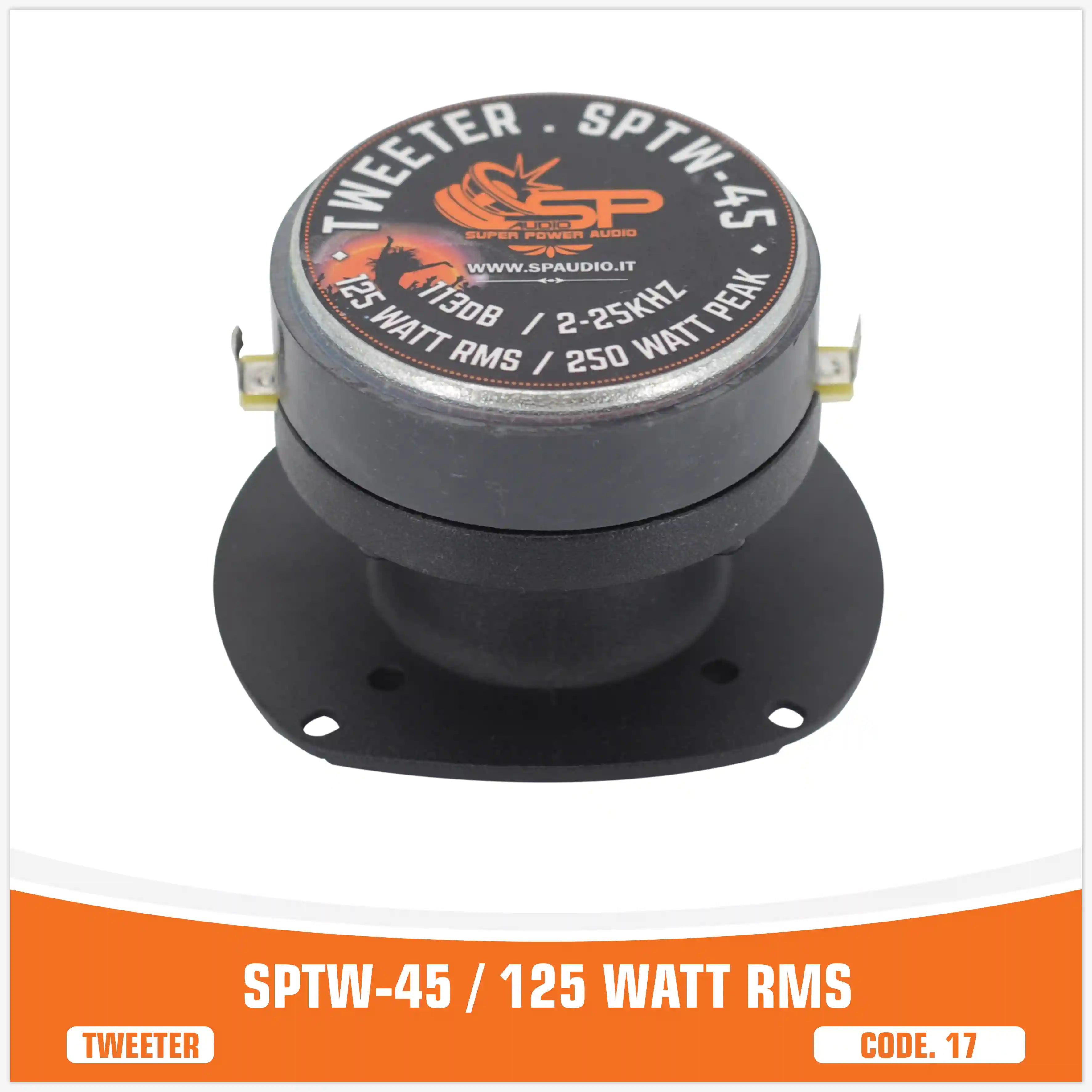 SP TW 45 BULLET TWEETER 125W RMS (UNIT PRICE)