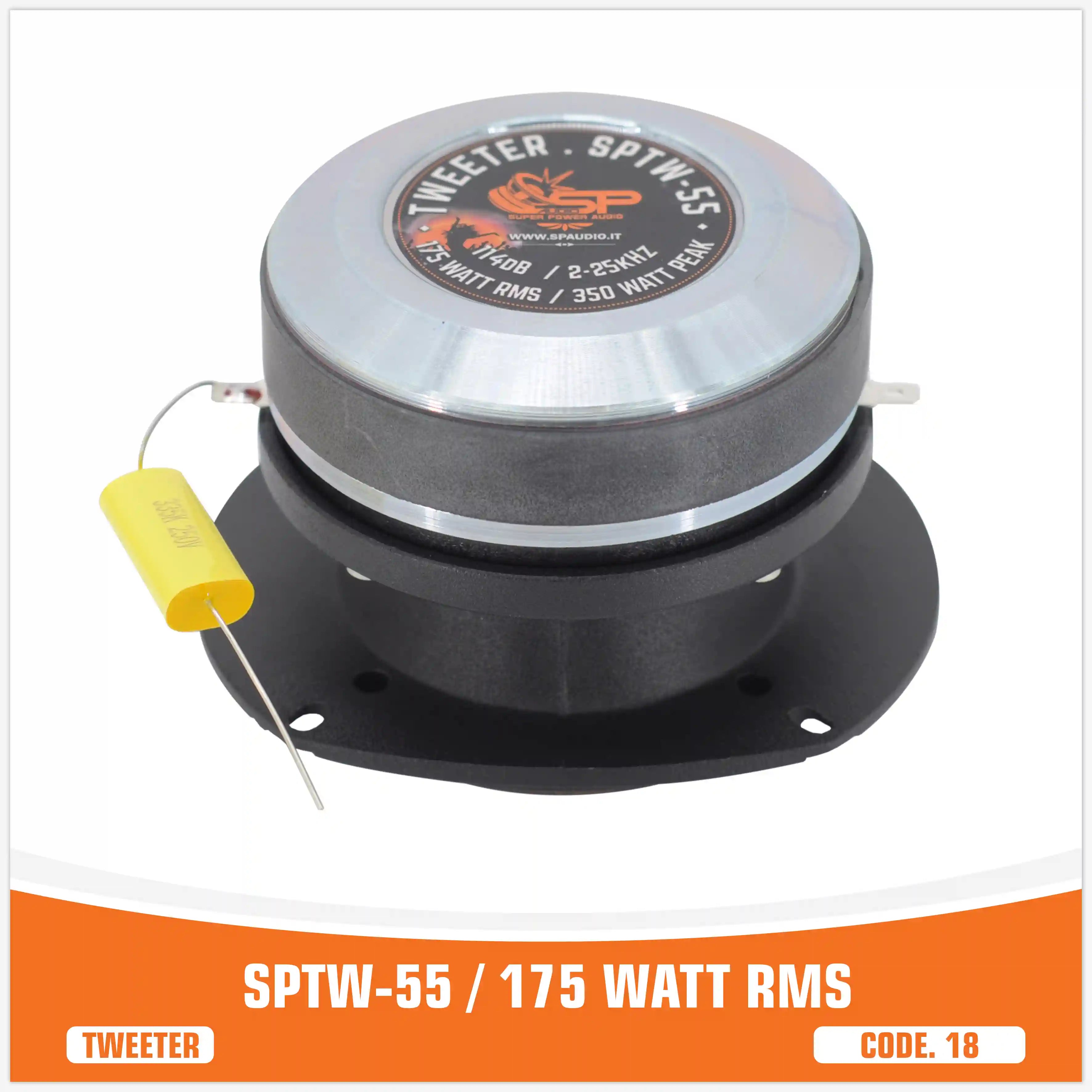 SP TW 55 BULLET TWEETER 175W RMS (UNIT PRICE)