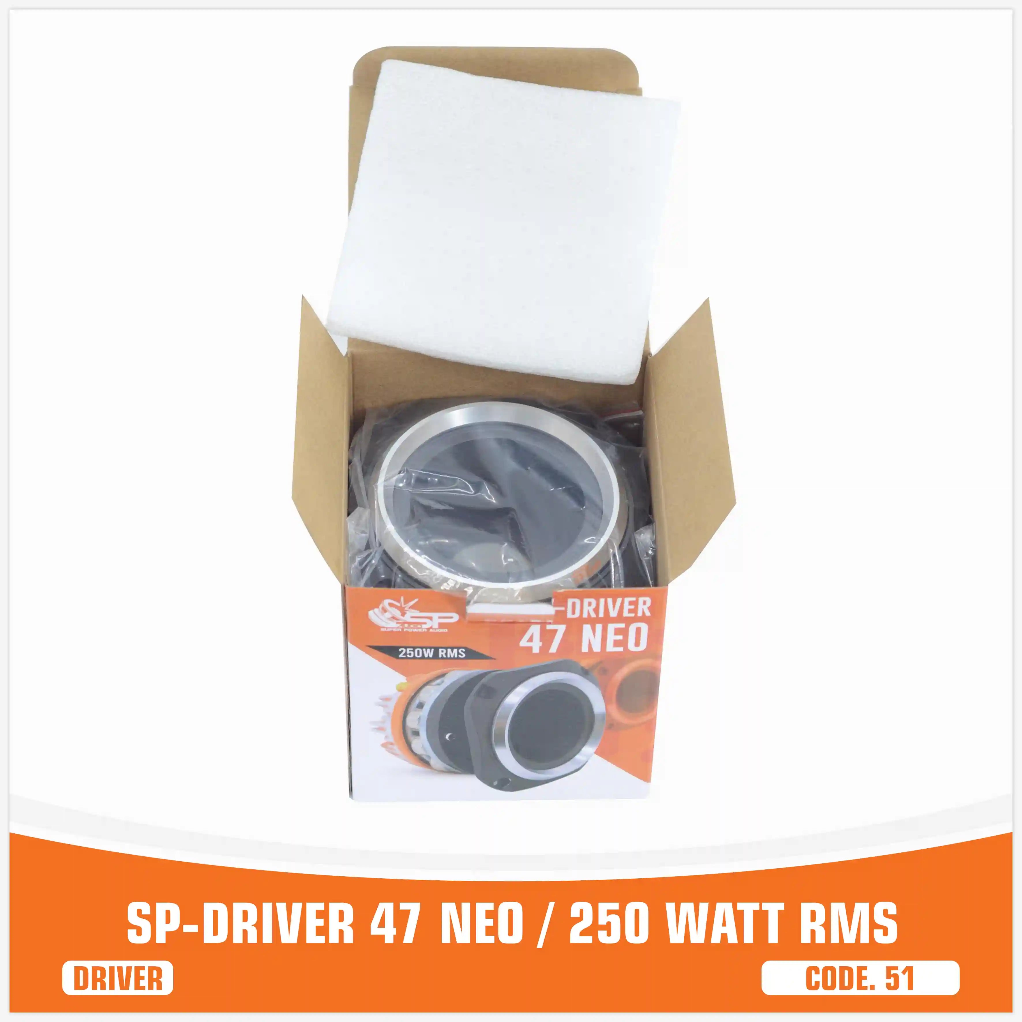 SP DRIVER 47 NEO COMPLETO INCLUYE CORNETA 250W RMS (PRECIO UNITARIO)