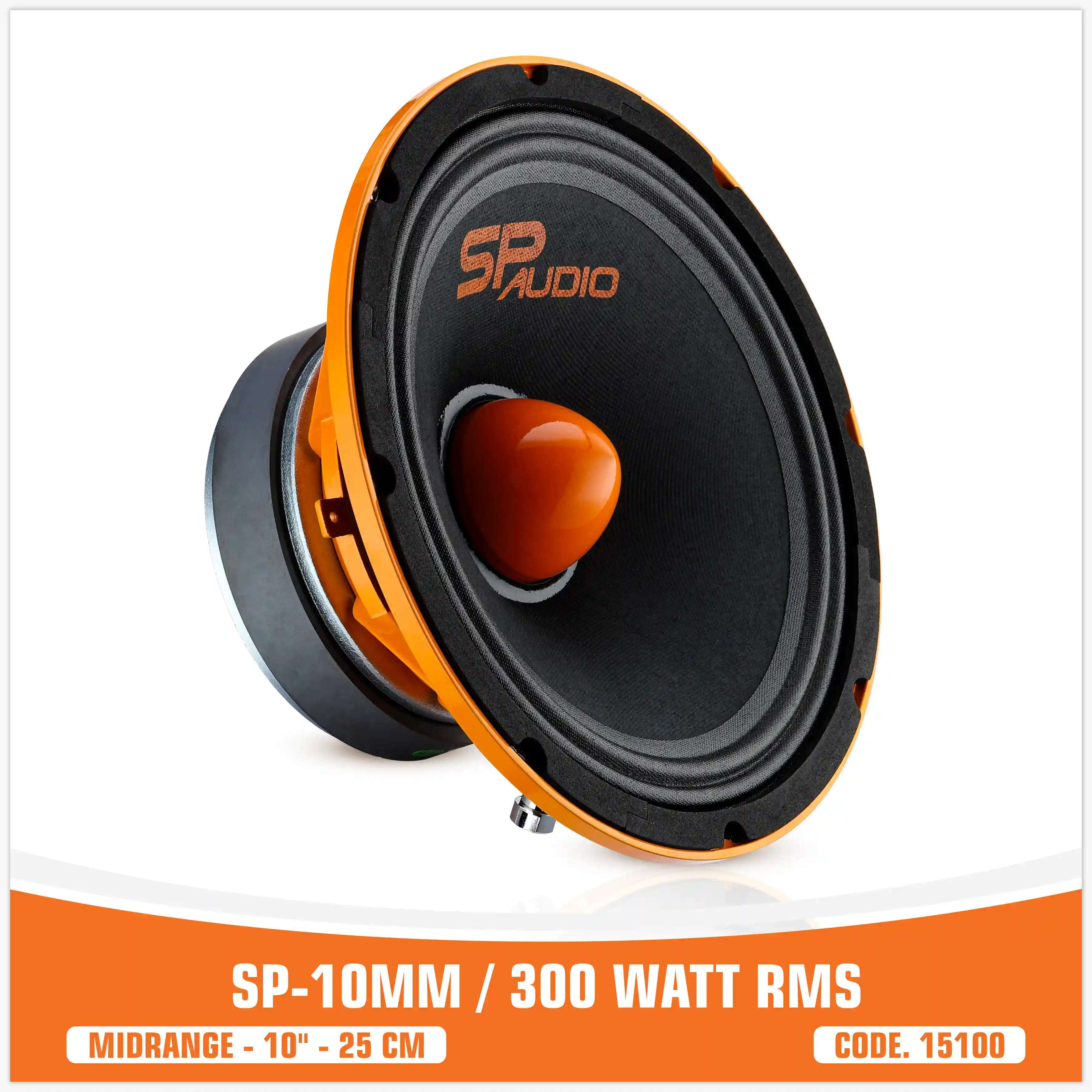 SP 10MM MEDIO RANGO EXTREMO 10"/25CM 300W RMS (PRECIO UNITARIO)