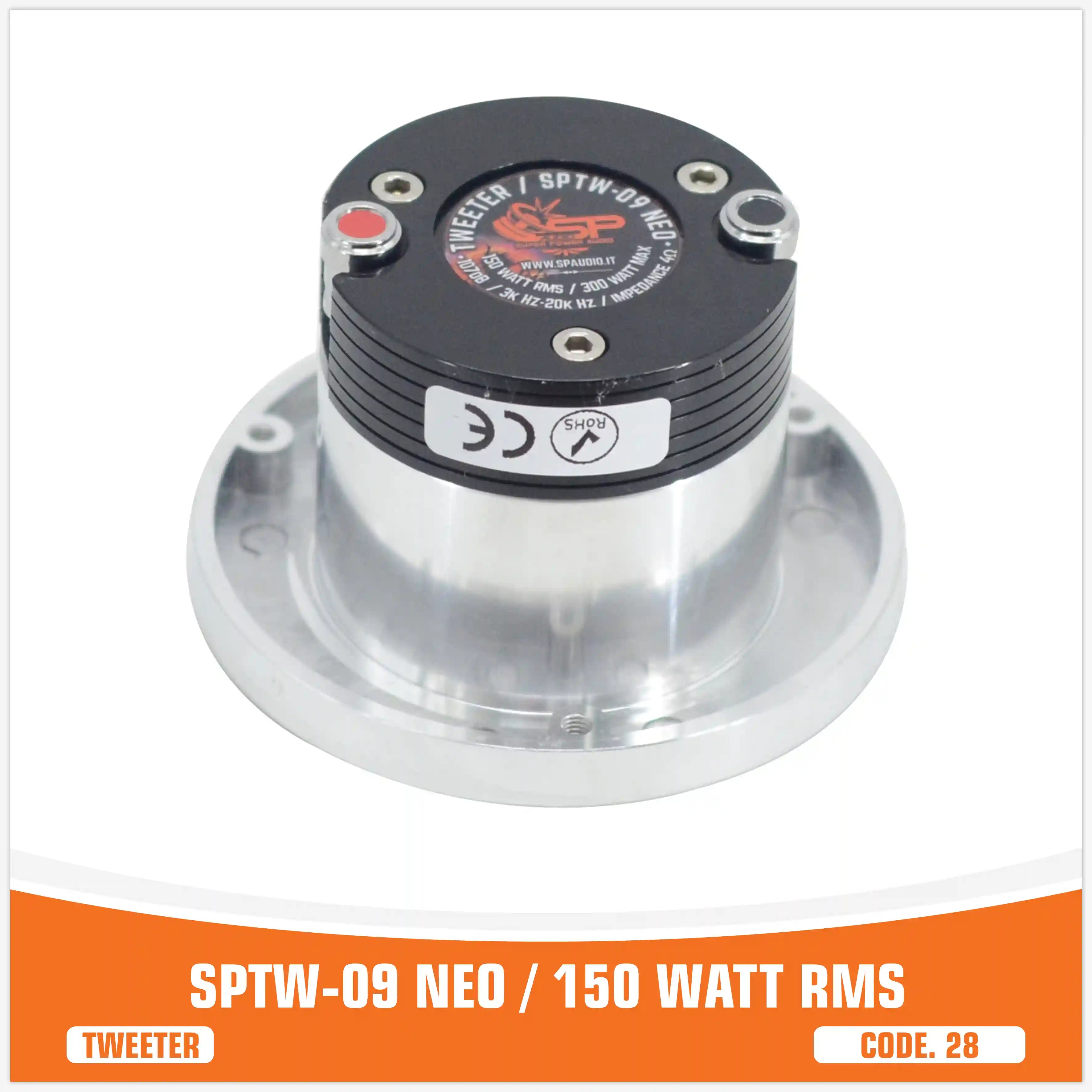 SP TW 09 NEO BULLET TWEETER NEO MAGNET 150W RMS (UNIT PRICE)