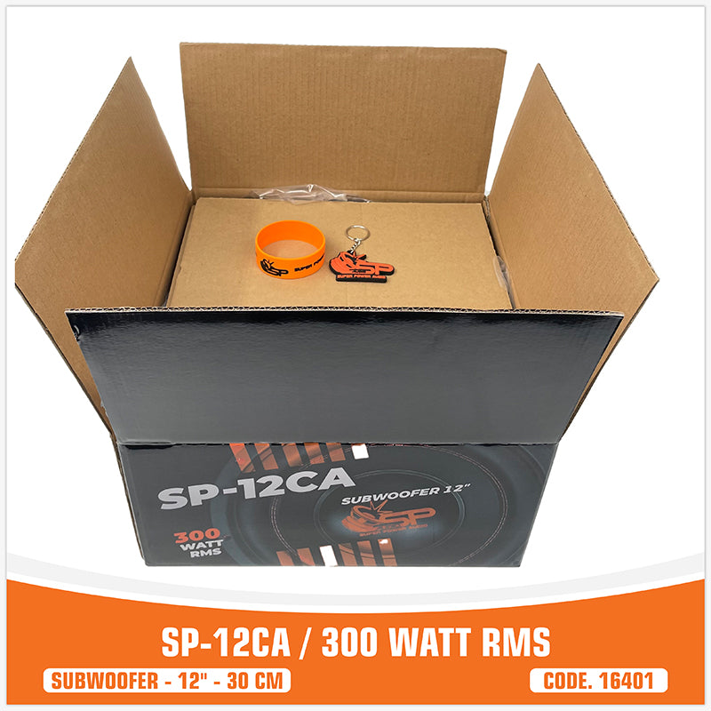 SP 12CA ENTRY LEVEL SUBWOOFER 12"/30CM 300W RMS (UNIT PRICE)