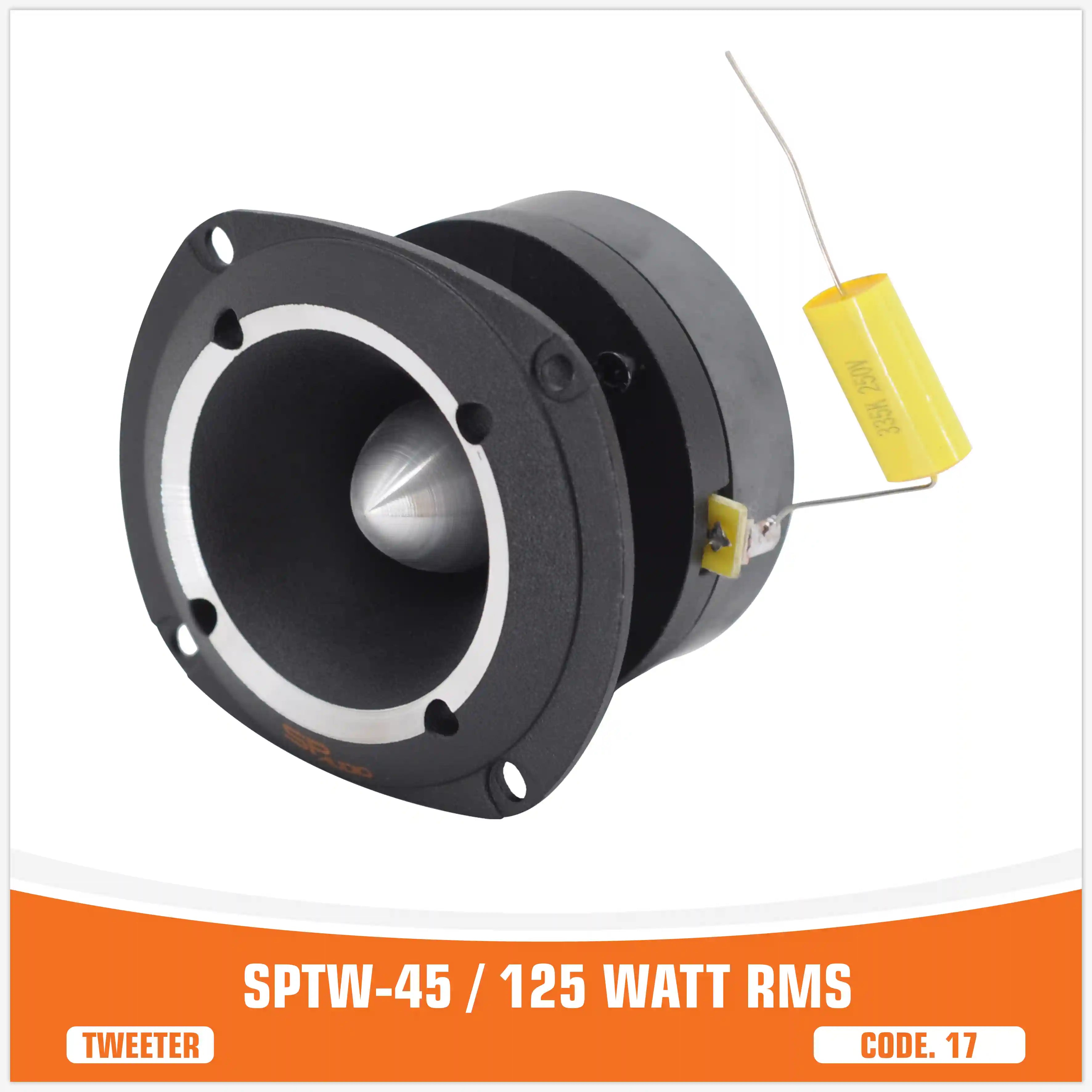 SP TW 45 BULLET TWEETER 125W RMS (UNIT PRICE)