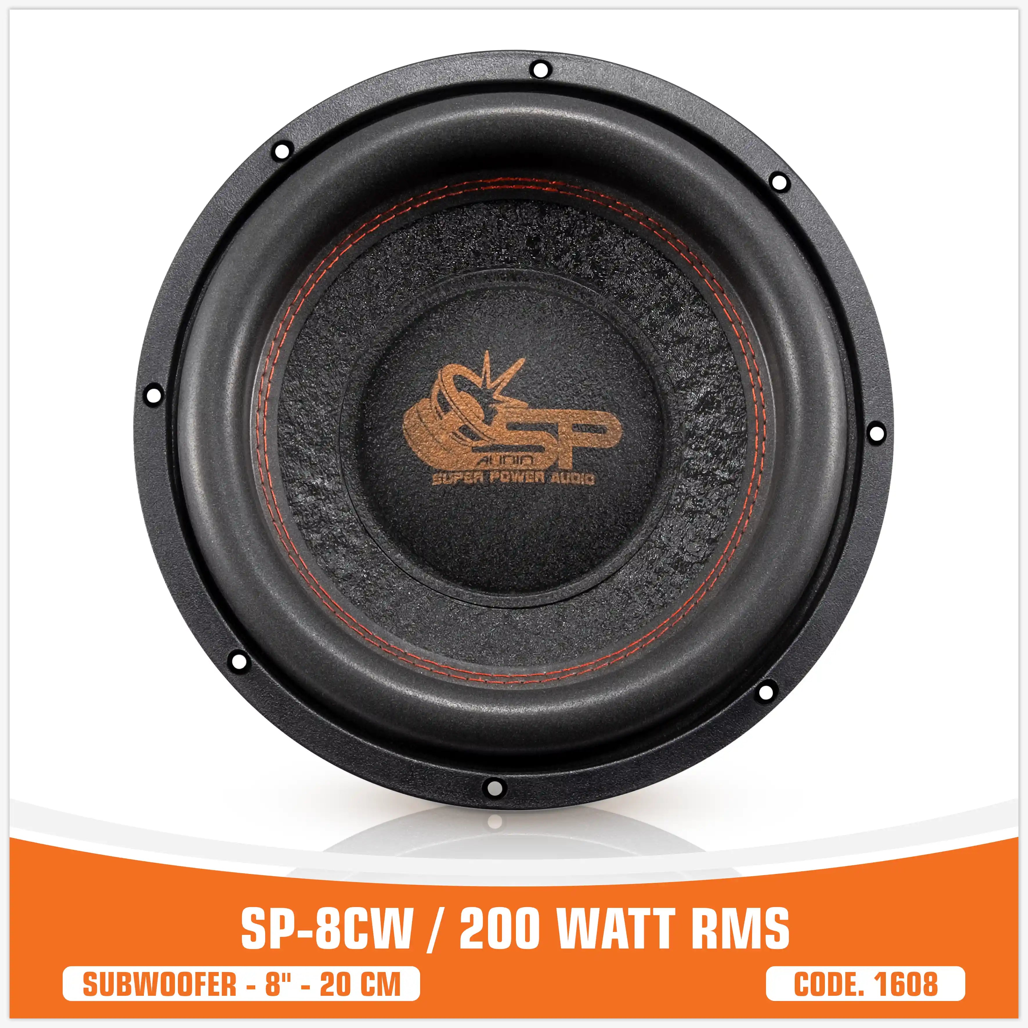 SP 8CW MIGLIOR PREZZO SUBWOOFER 8"/20CM 200WATT RMS (PREZZO SINGOLO)