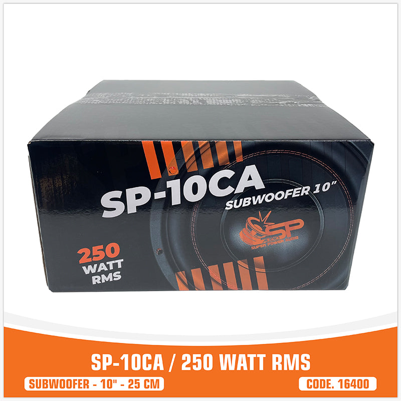 SP 10CA ENTRY LEVEL SUBWOOFER 10"/25CM 250W RMS (UNIT PRICE)