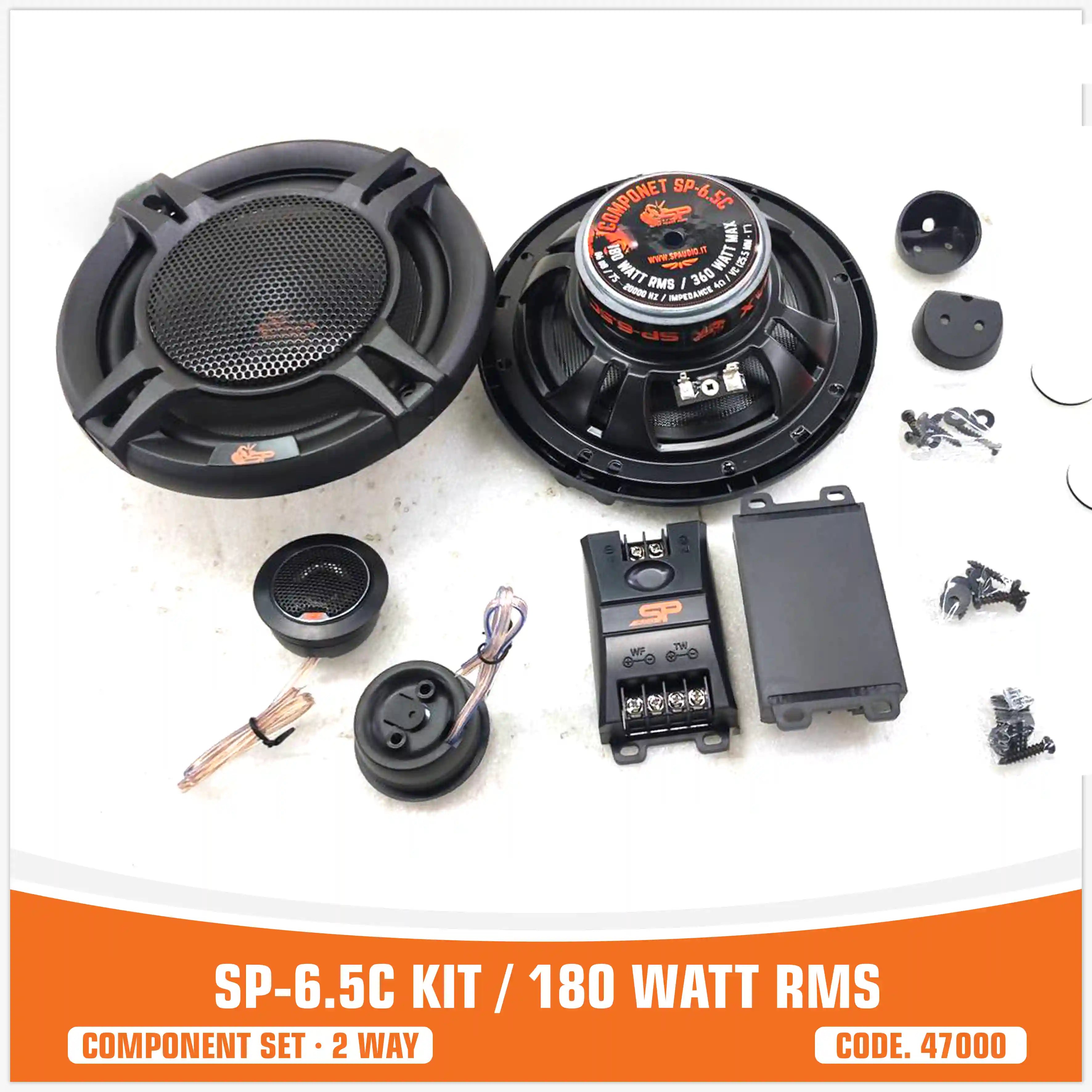 SP 6.5C 2 VOIES 2 HAUT-PARLEUR +2 TW + 2 CROSS (PRIX DU KIT)