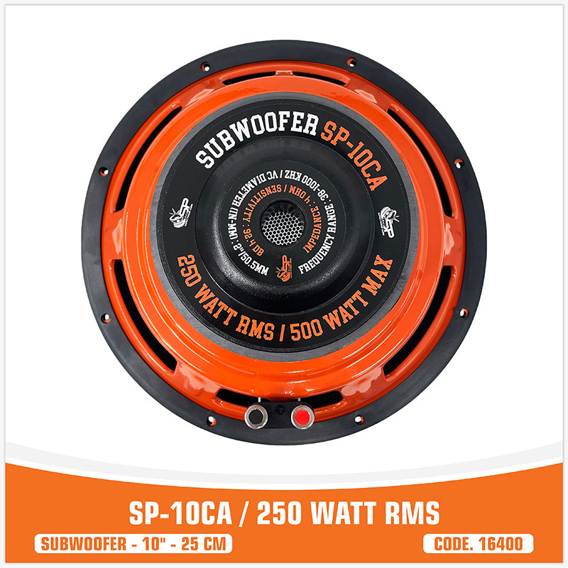 SP 10CA ENTRY LEVEL SUBWOOFER 10"/25CM 250W RMS (UNIT PRICE)