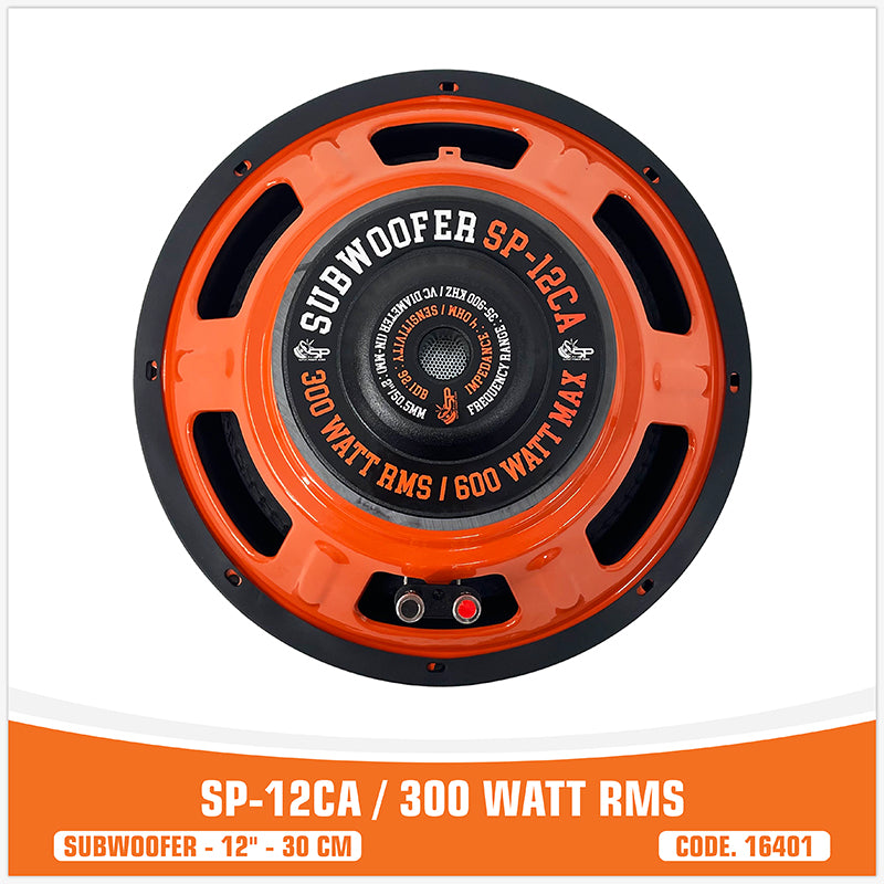 SP 12CA ENTRY LEVEL SUBWOOFER 12"/30CM 300W RMS (UNIT PRICE)
