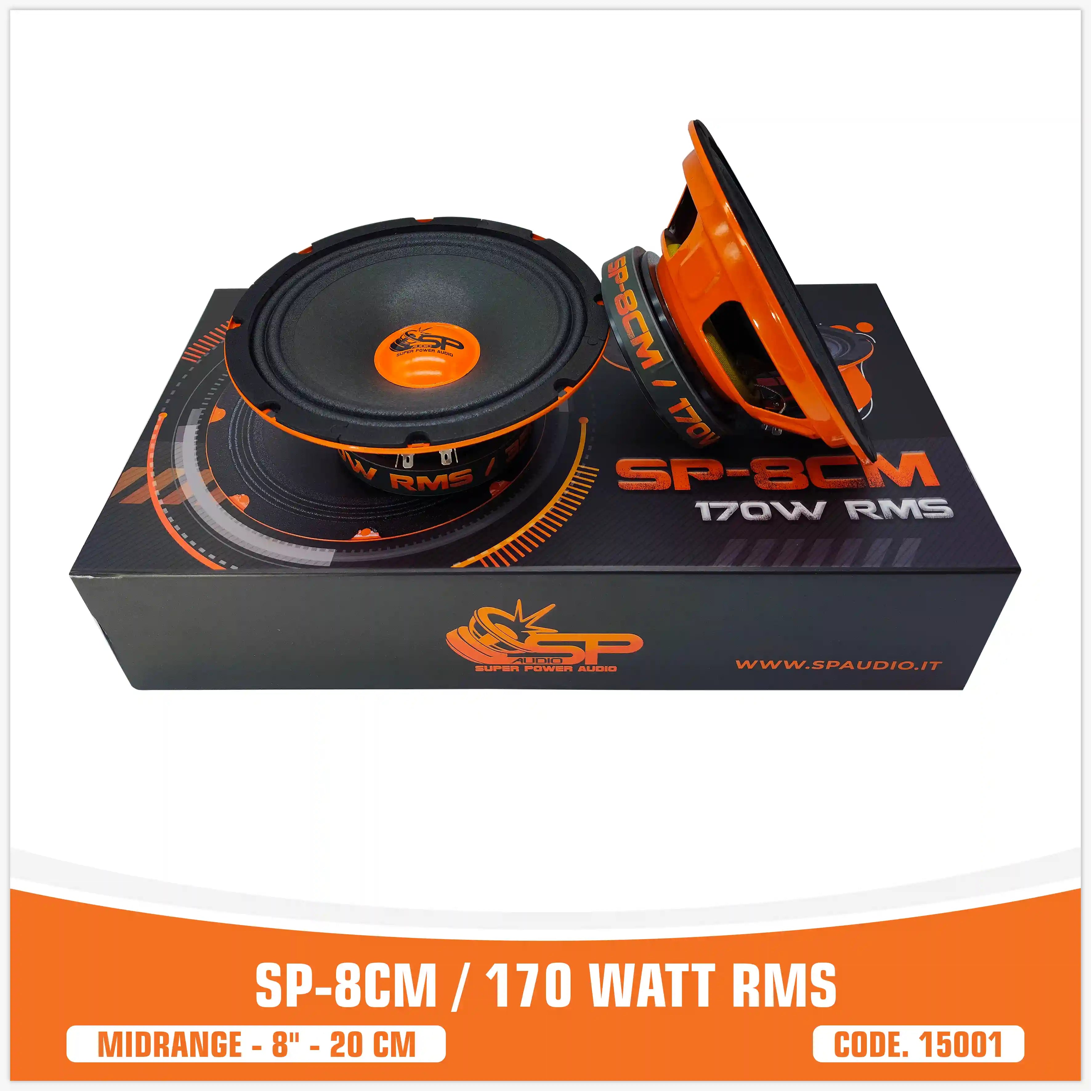 SP 8CM MIDRANGE IL PIù VENDUTO 8"/20CM 150W RMS (PREZZO COPPIA)