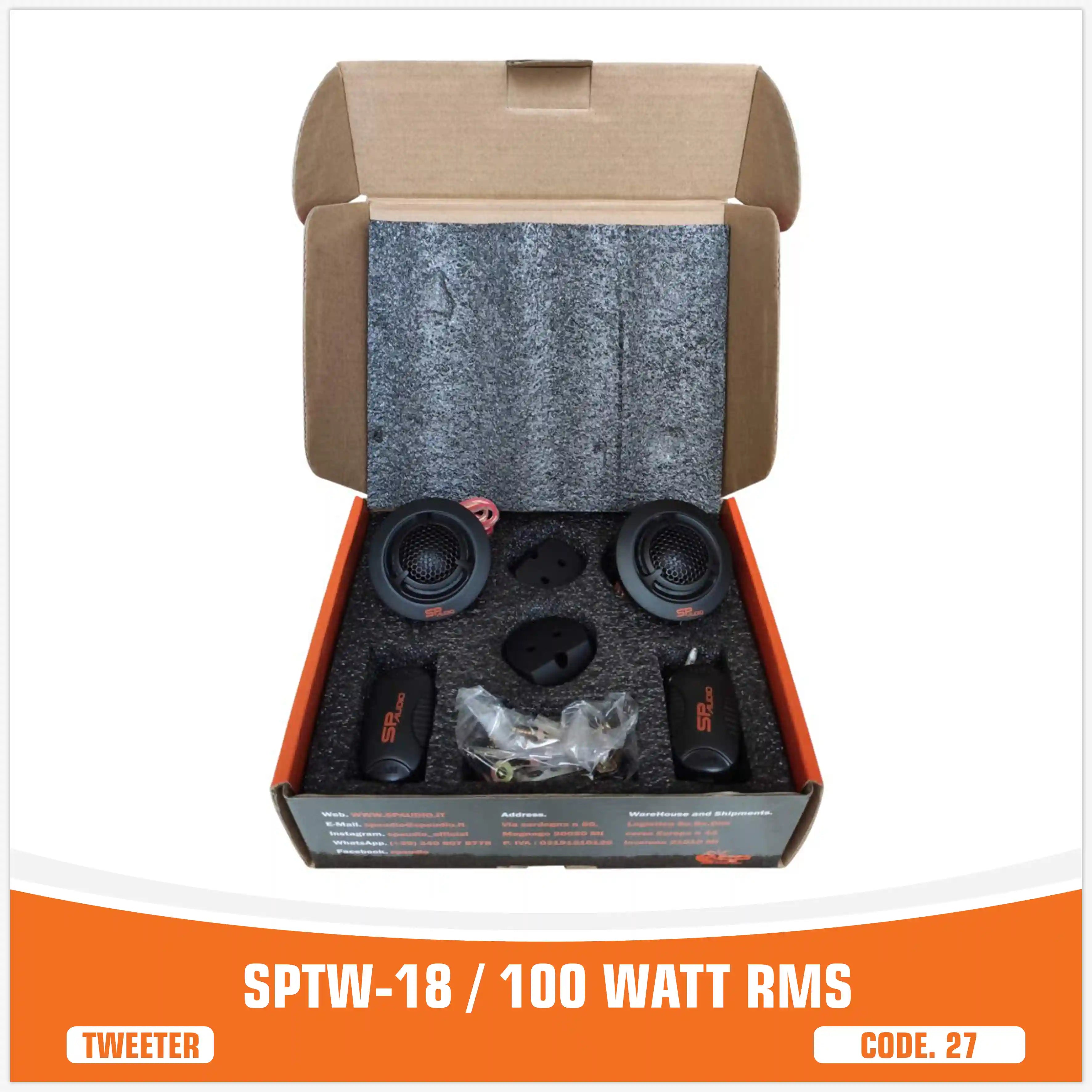 SP TW 18 SET NORMAL TWEETER 100W RMS / 200 WATT MAX (PAIR PRICE)