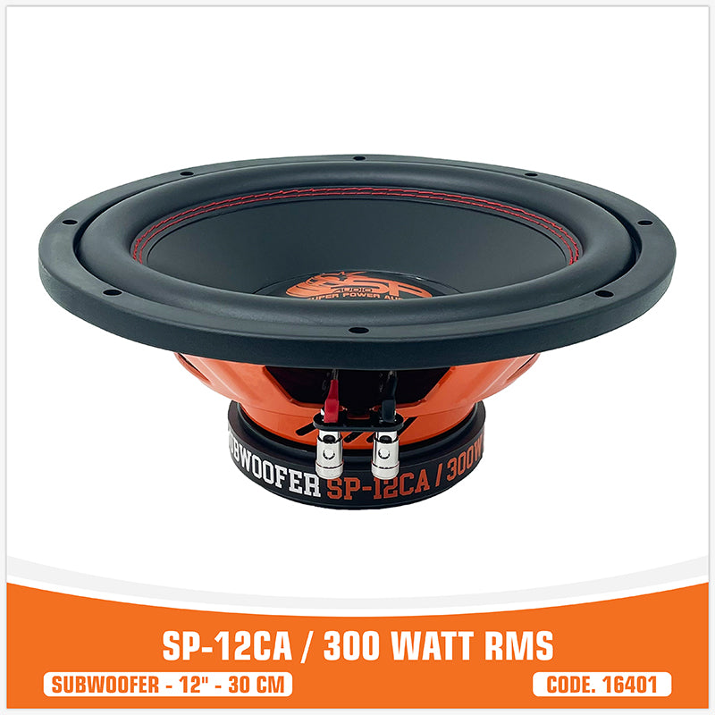 SP 12CA ENTRY LEVEL SUBWOOFER 12"/30CM 300W RMS (UNIT PRICE)