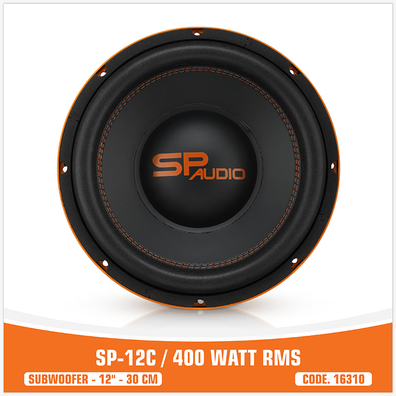 SP 12C SUBWOOFER 12"/30CM 400W RMS (UNIT PRICE)