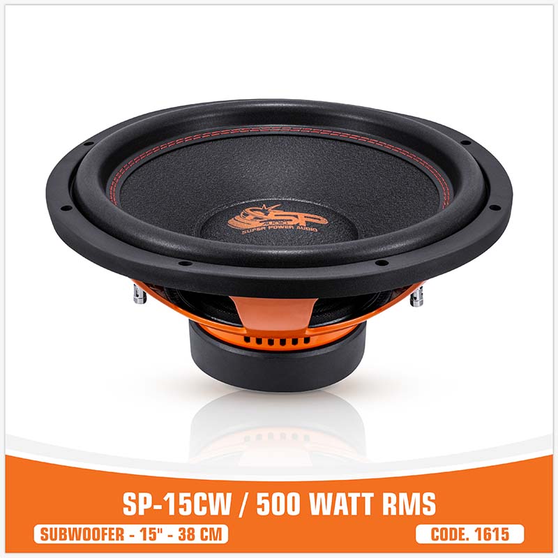 SP 15CW ENTRY LEVEL SUBWOOFER 15"/38CM 400W RMS (UNIT PRICE)