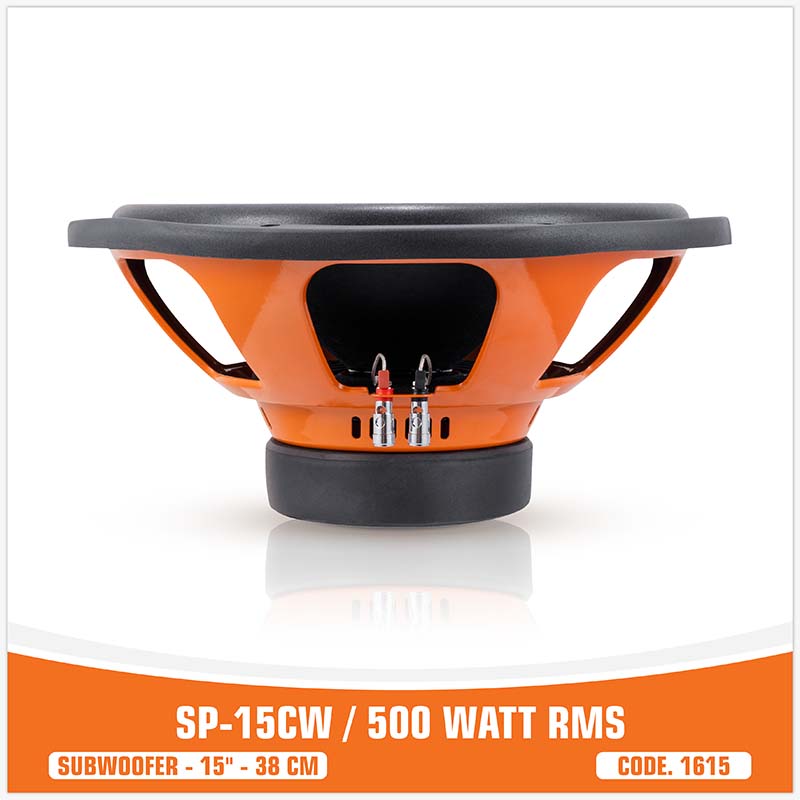 SP 15CW ENTRY LEVEL SUBWOOFER 15"/38CM 400W RMS (UNIT PRICE)