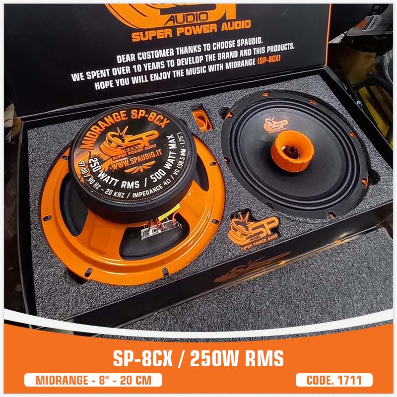 Midrange SP Audio SP8CM-SLIM - Altoparlante 8" 150W RMS, Coppia, Per Auto O Casa - Foto 9