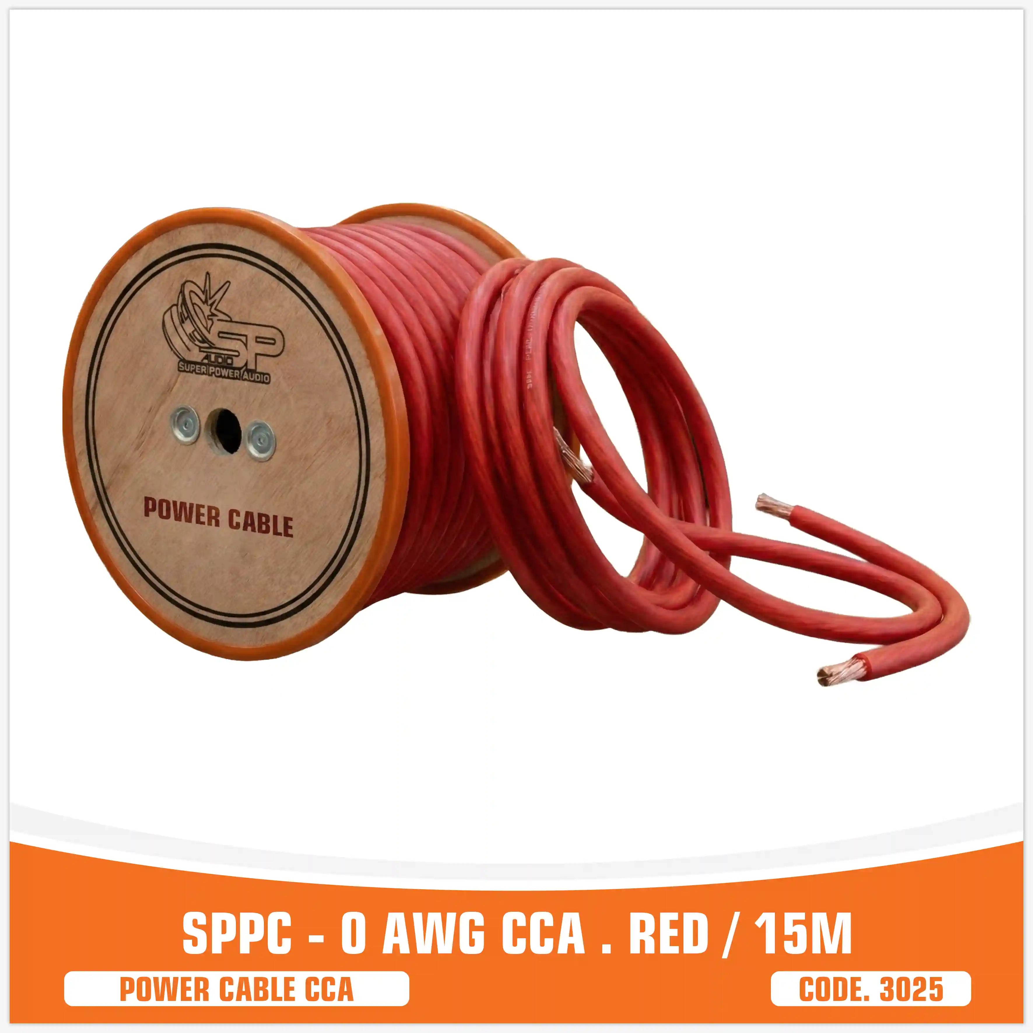 SP 0GA ROUGE CCA (15M/BOBINE)
