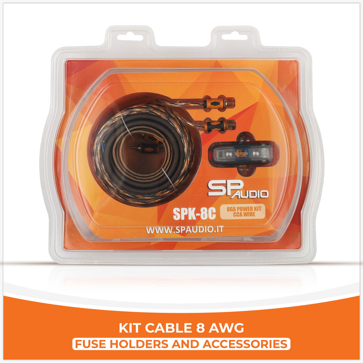 SP KIT CABLE 8 AWG CCA (PRICE FOR PACK) spaudio