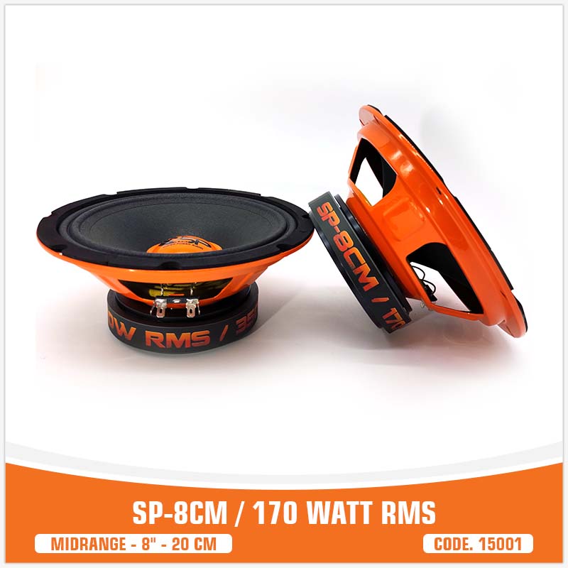 SP 8CM MIDRANGE BEST SELLER 8"/20CM 150W RMS (PAIR PRICE)